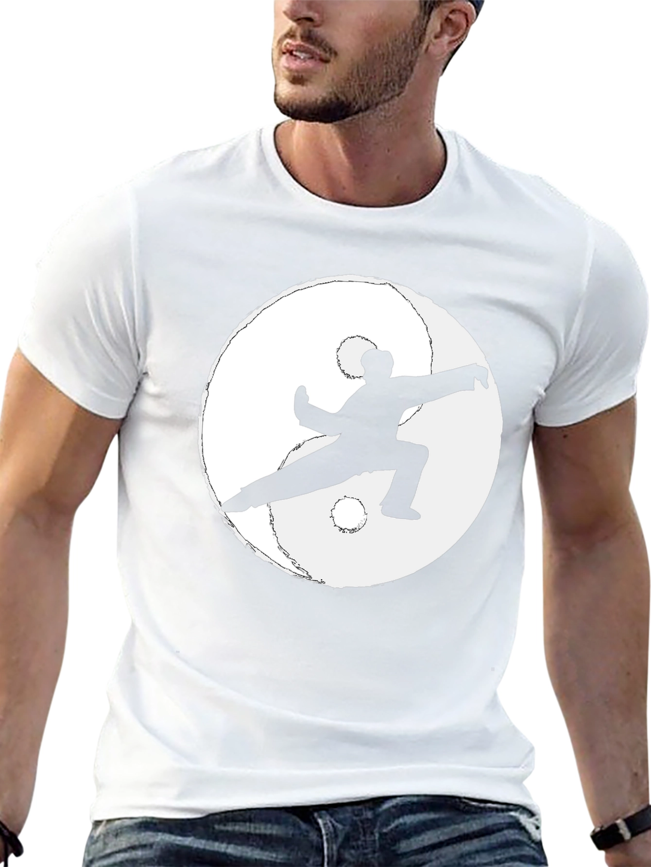 Yin Yang Martial Arts Black T-Shirt
