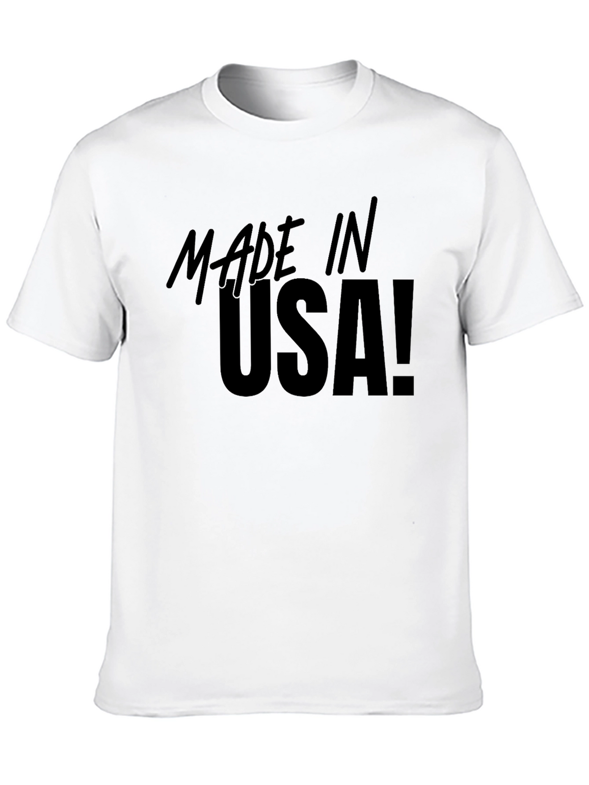 Made in USA Black Graphic Tee - Patriotic Pride