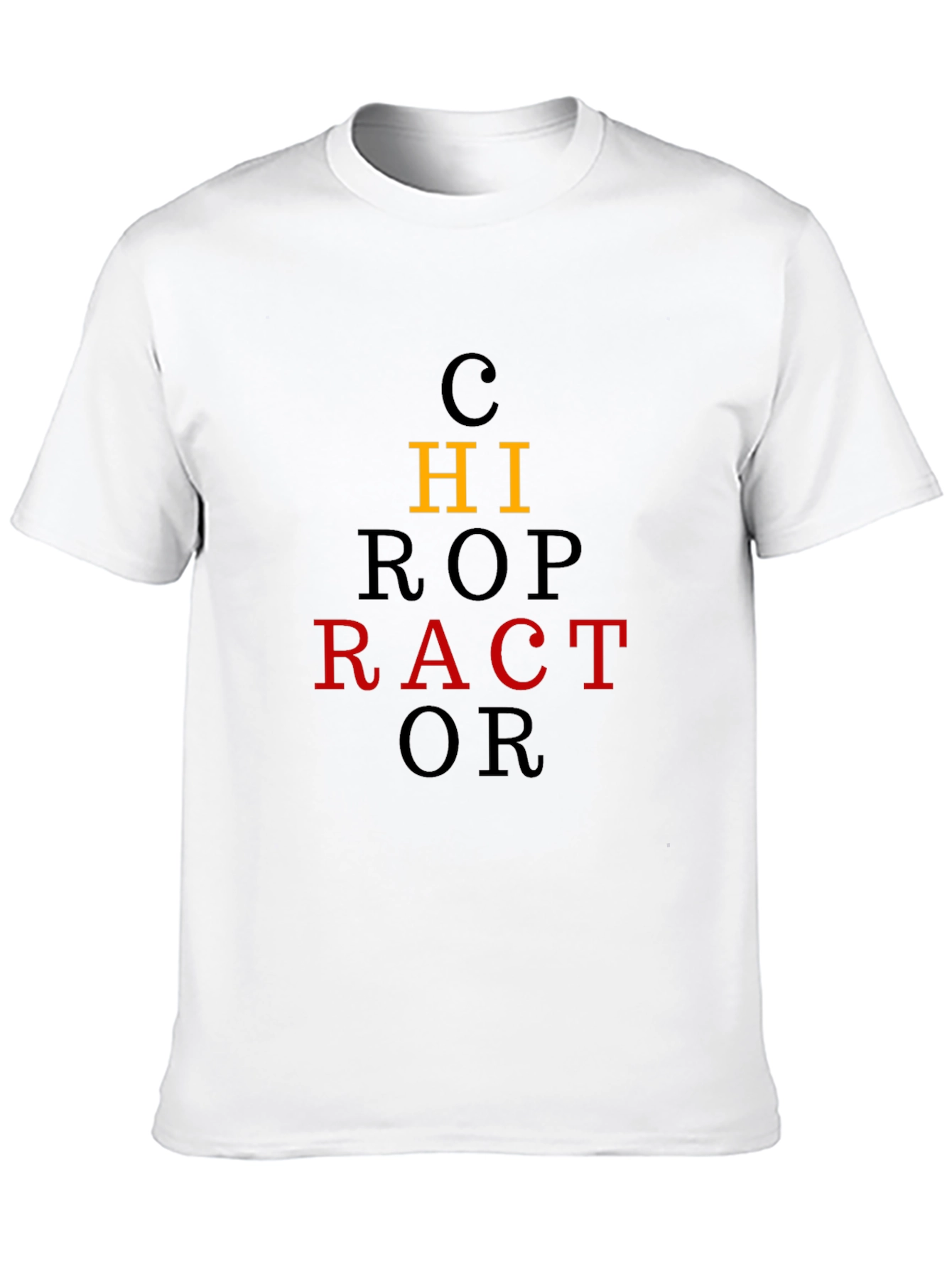 Chiropractor T-Shirt - Black Tee