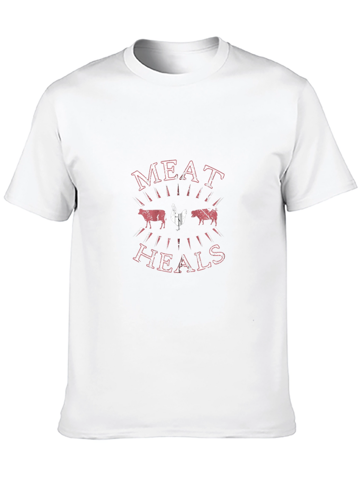 Meat Heals Graphic Tee - Comfort and Style