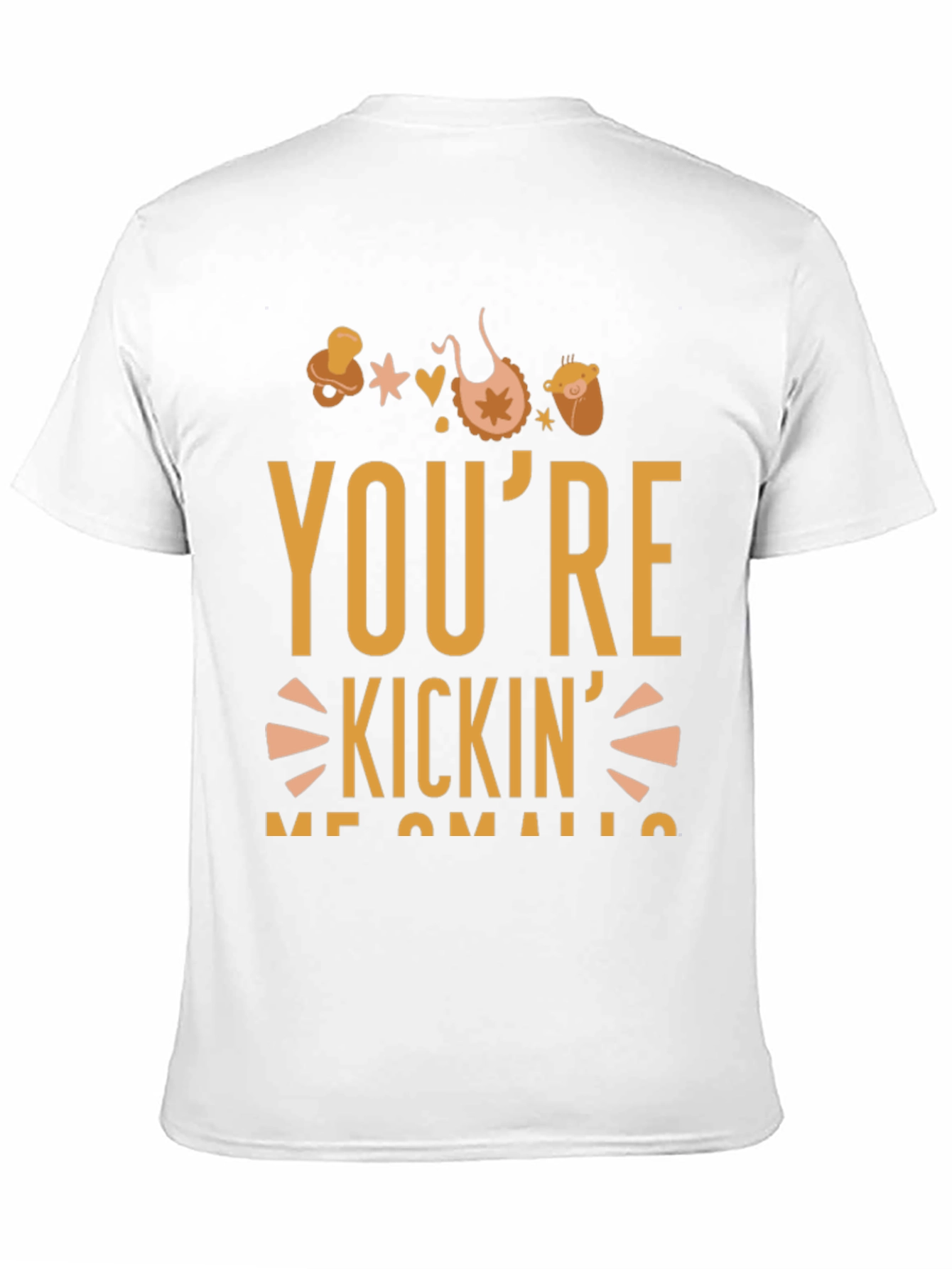 Youre Kickin Me Smalls Black Graphic T-Shirt