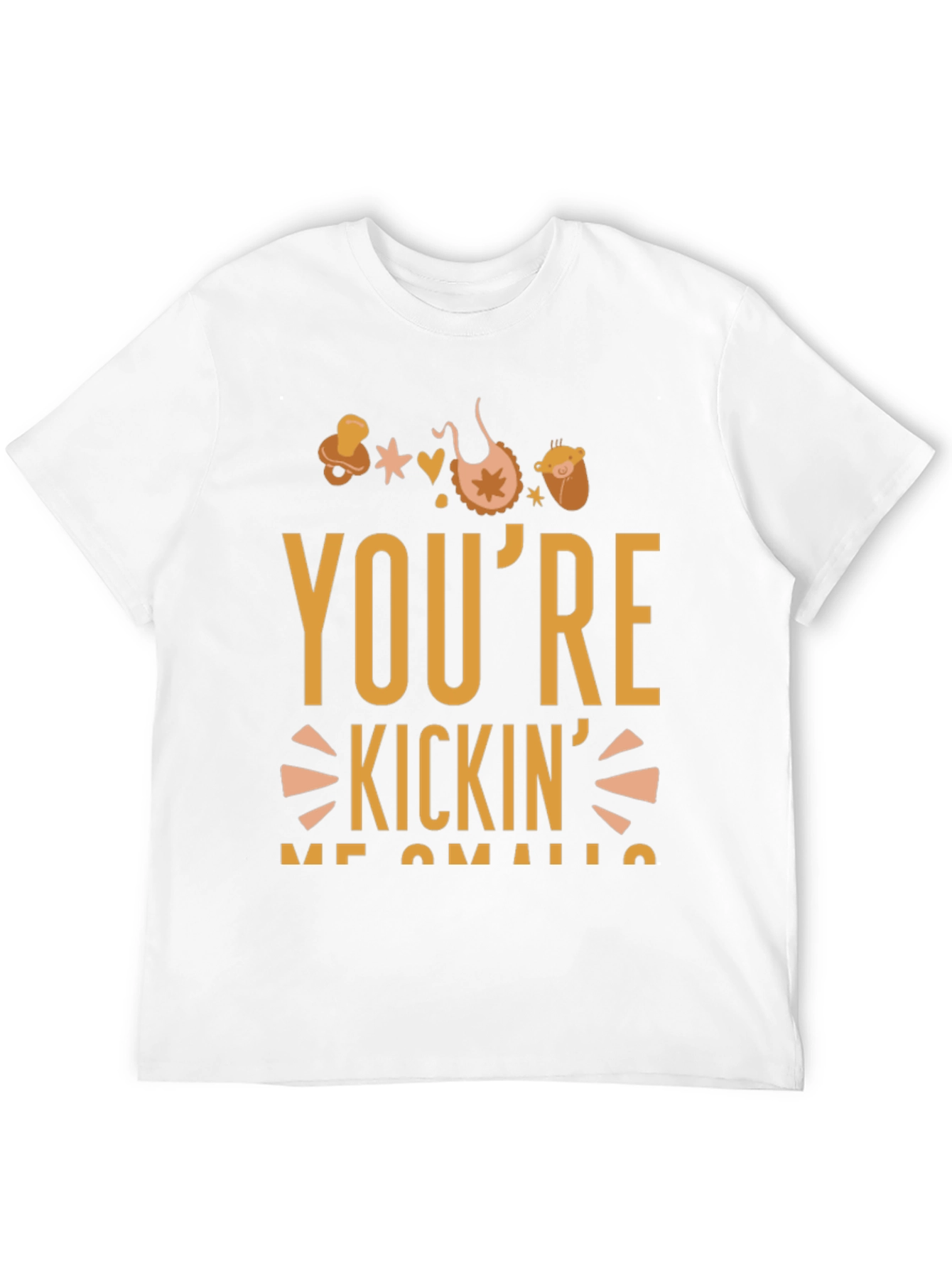 Youre Kickin Me Smalls Black Graphic T-Shirt