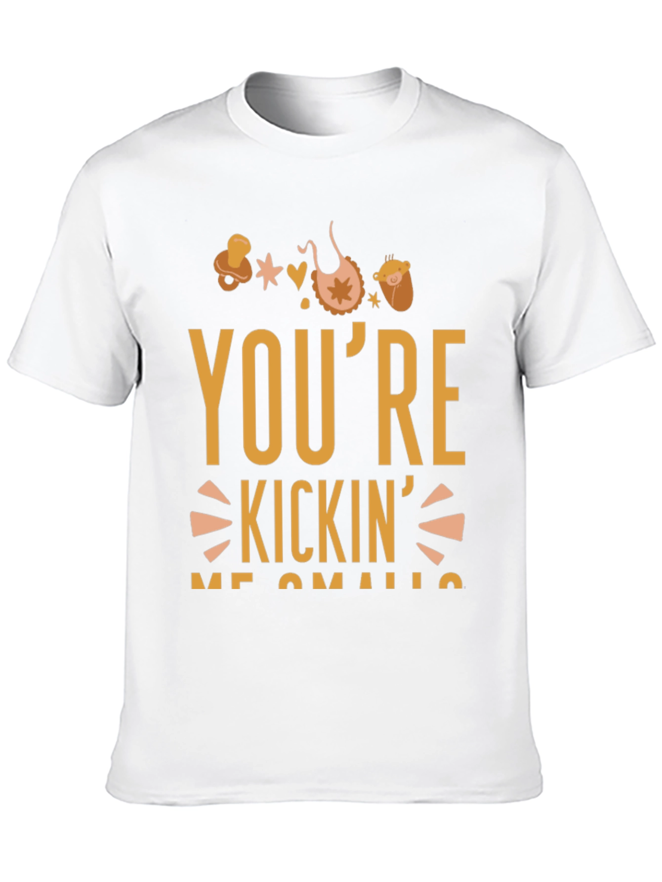 Youre Kickin Me Smalls Black Graphic T-Shirt