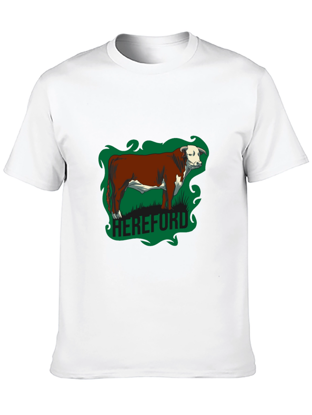 Hereford Bull Graphic Tee - Farm Animal T-Shirt