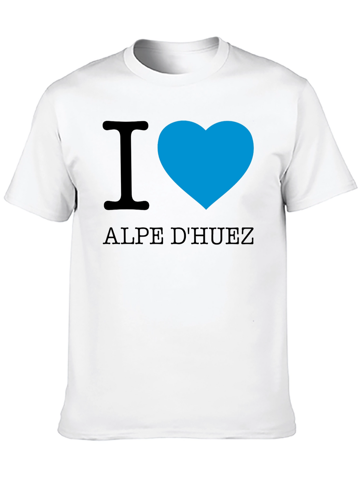 I Love Alpe DHuez Black T-Shirt