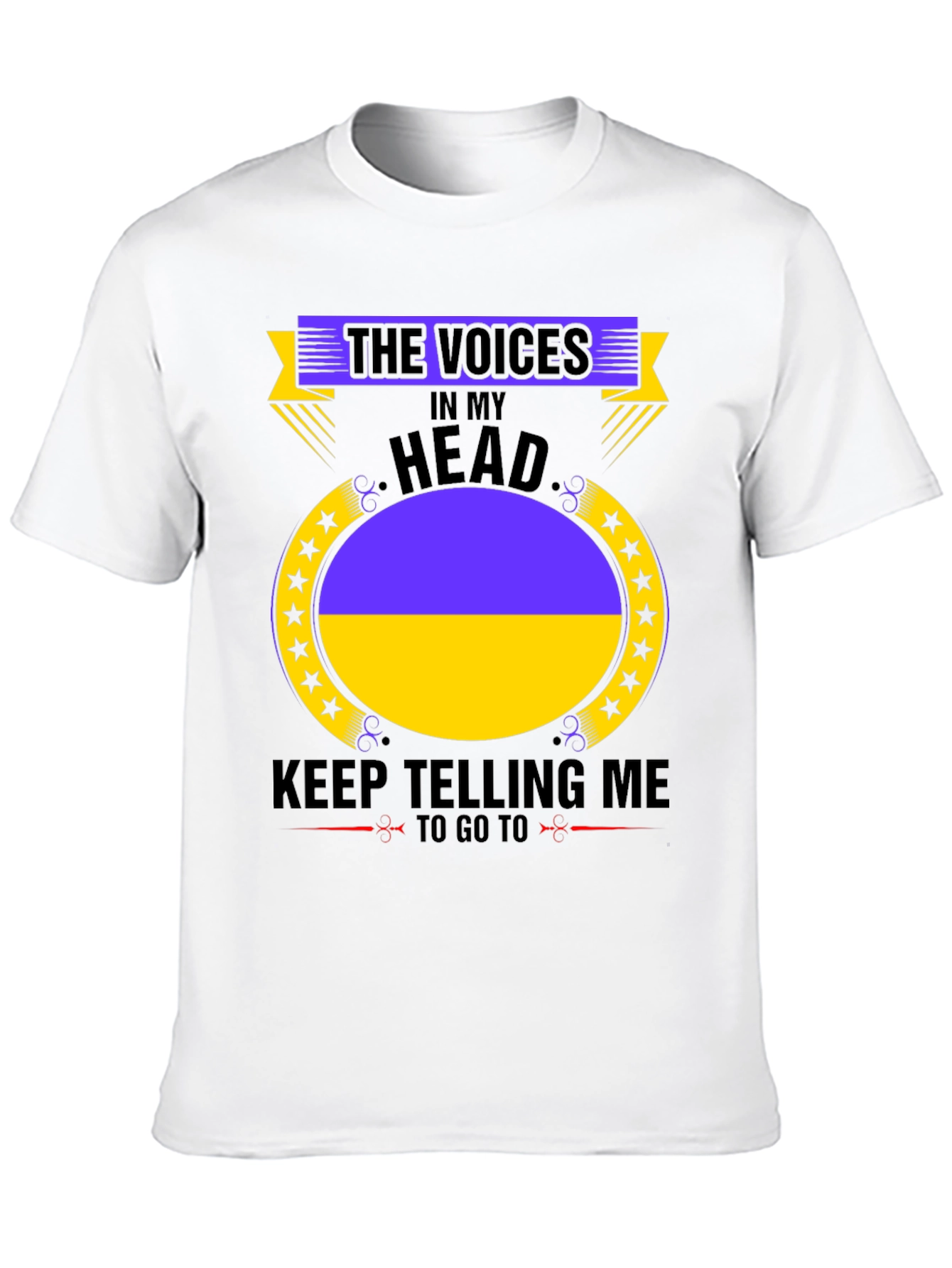 Ukraine Pride T-Shirt: Voices in My Head