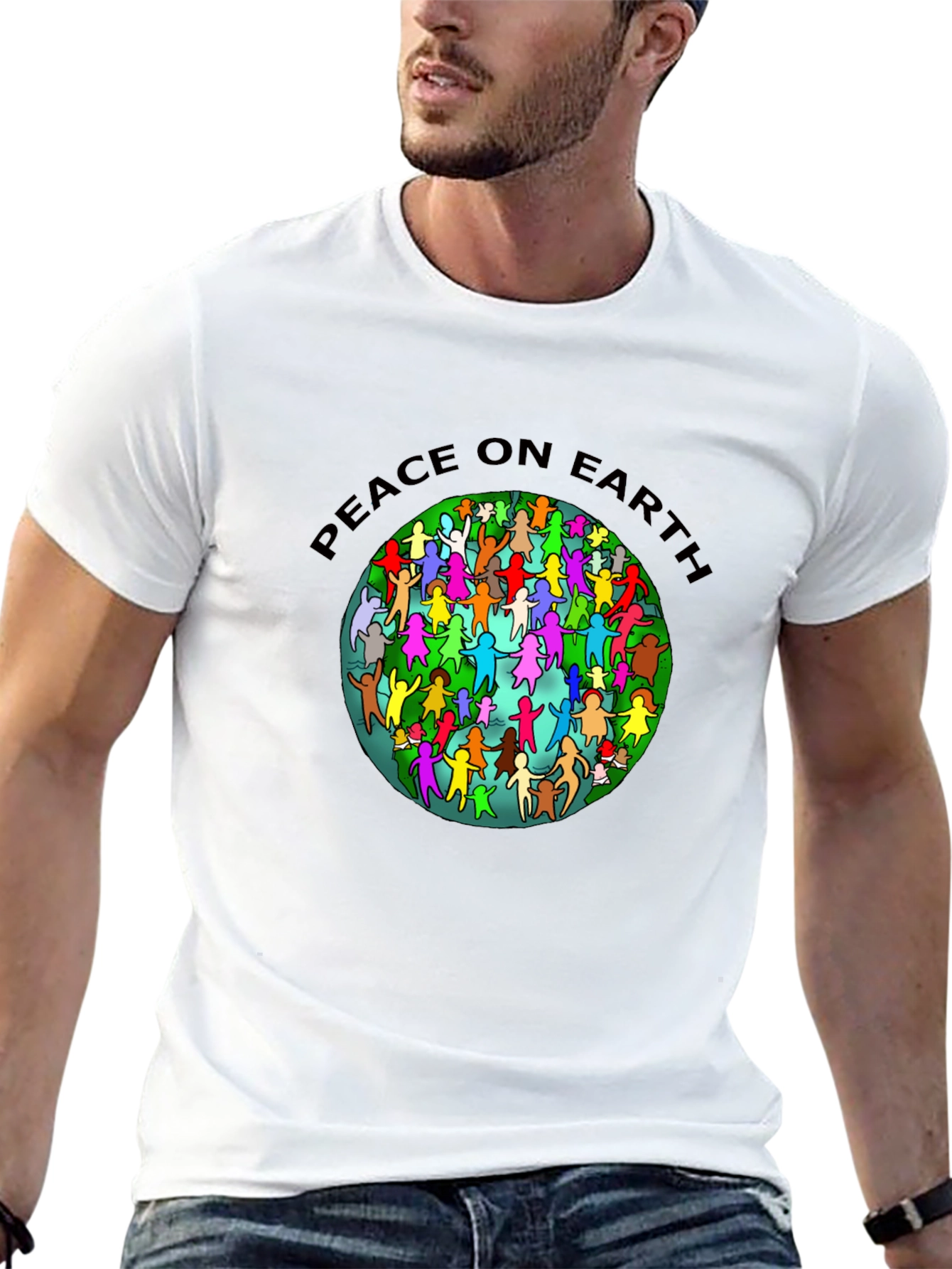 Peace On Earth Graphic T-Shirt