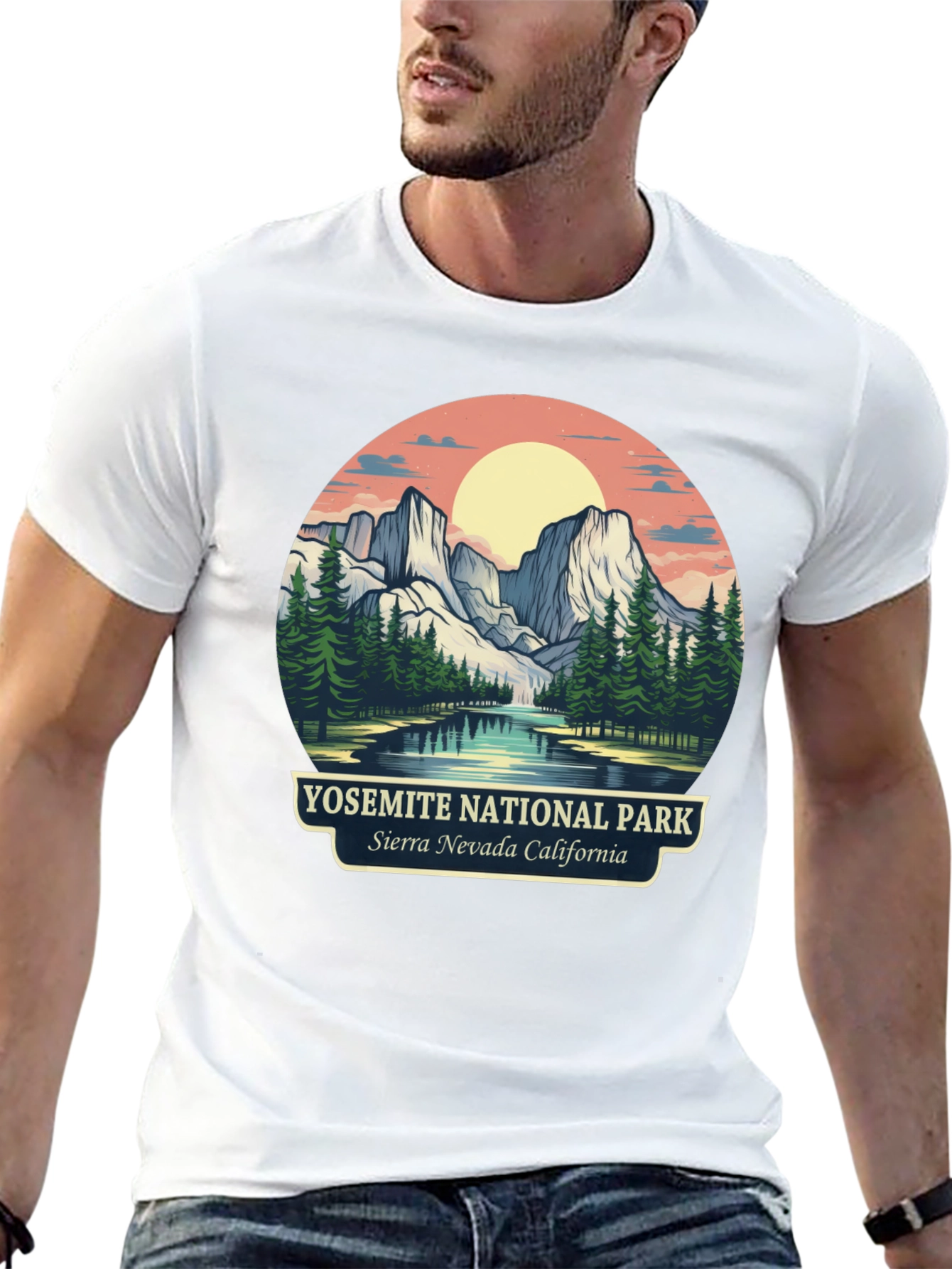 Yosemite National Park Graphic Tee - Sierra Nevada
