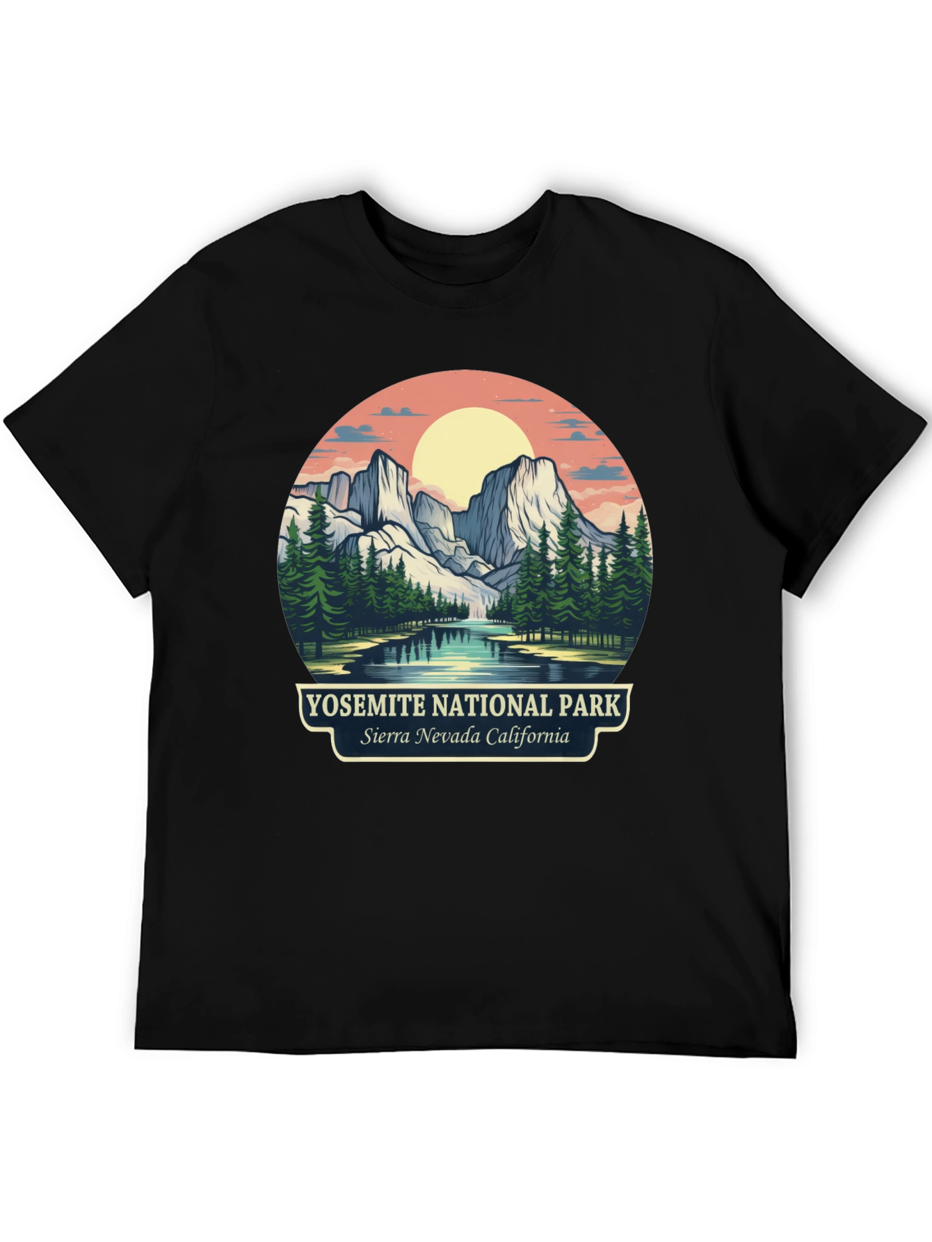 Yosemite National Park Graphic Tee - Sierra Nevada