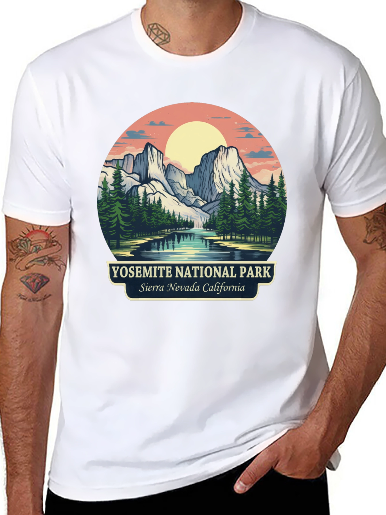 Yosemite National Park Graphic Tee - Sierra Nevada