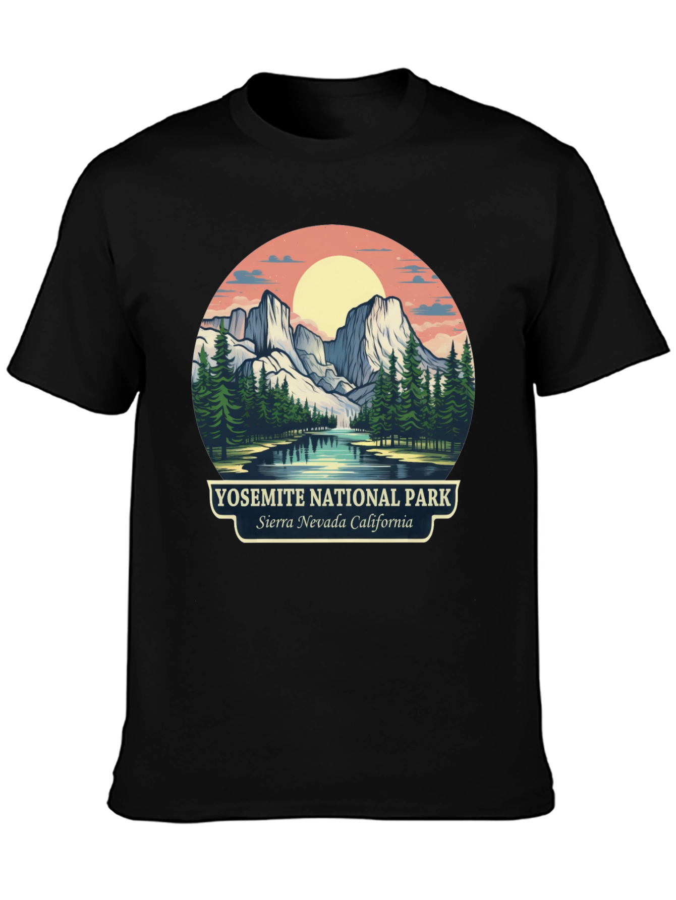 Yosemite National Park Graphic Tee - Sierra Nevada