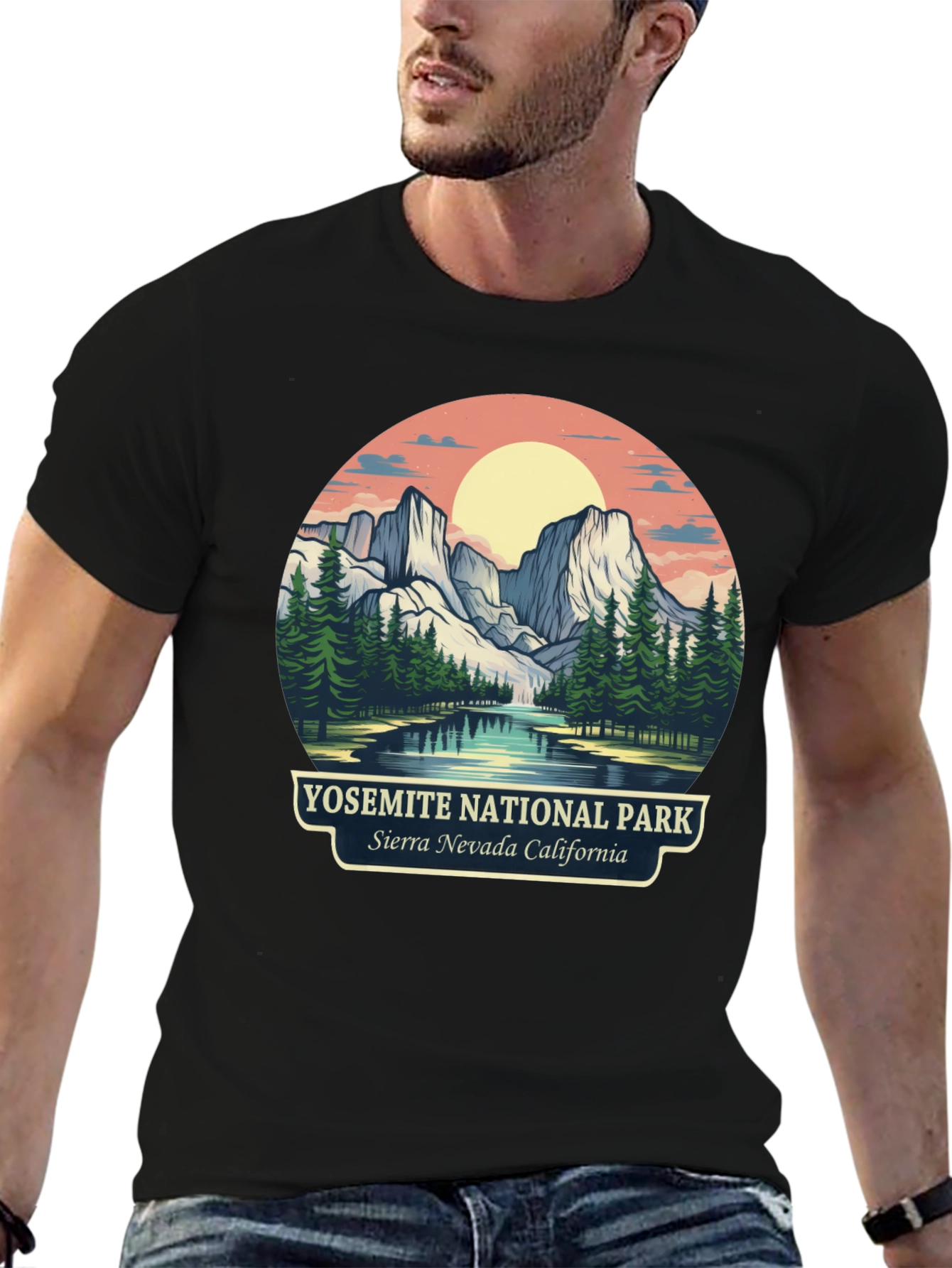 Yosemite National Park Graphic Tee - Sierra Nevada