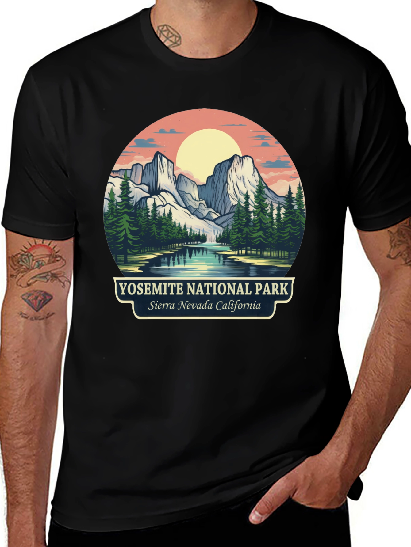 Yosemite National Park Graphic Tee - Sierra Nevada