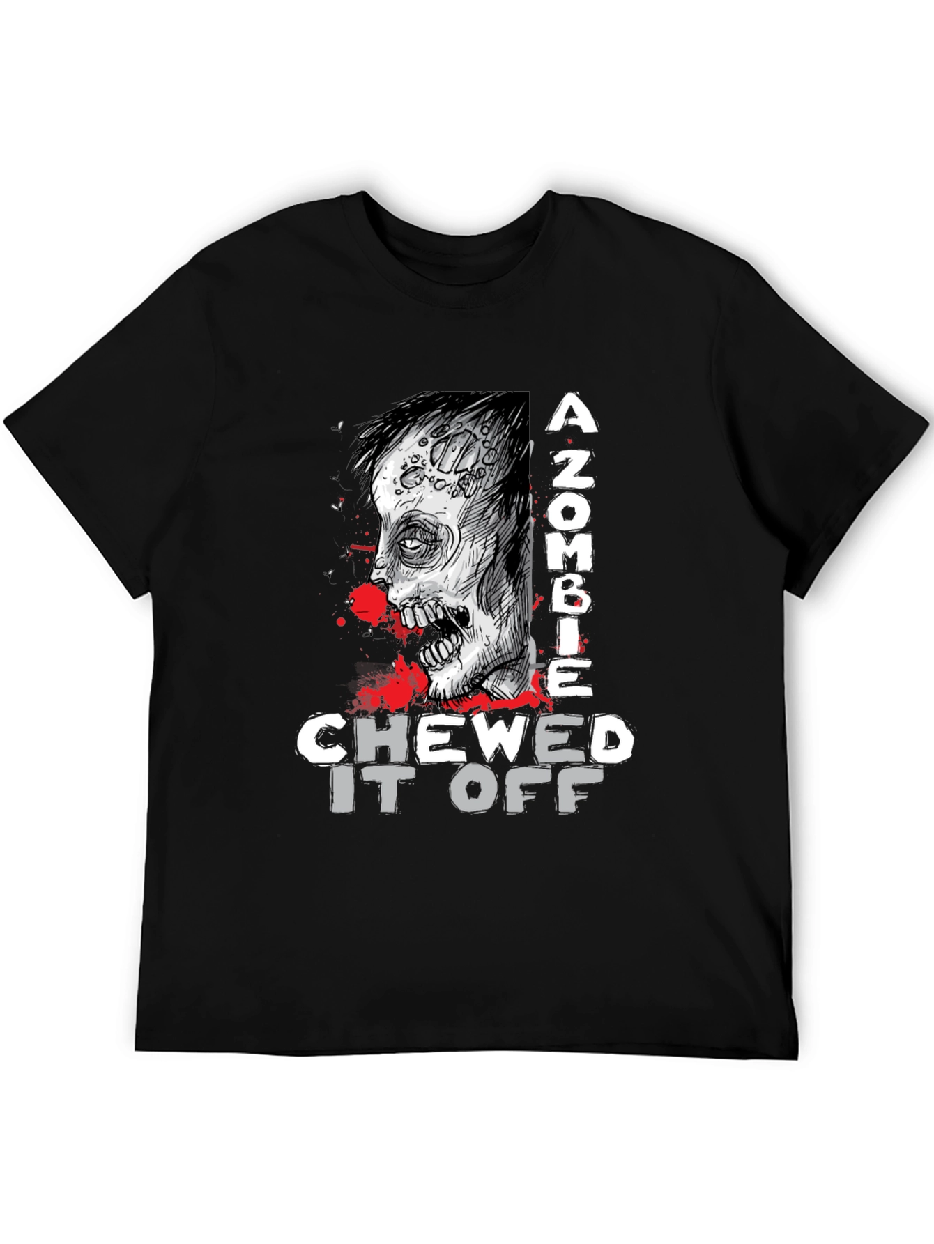 Zombie Chewed It Off Graphic Tee