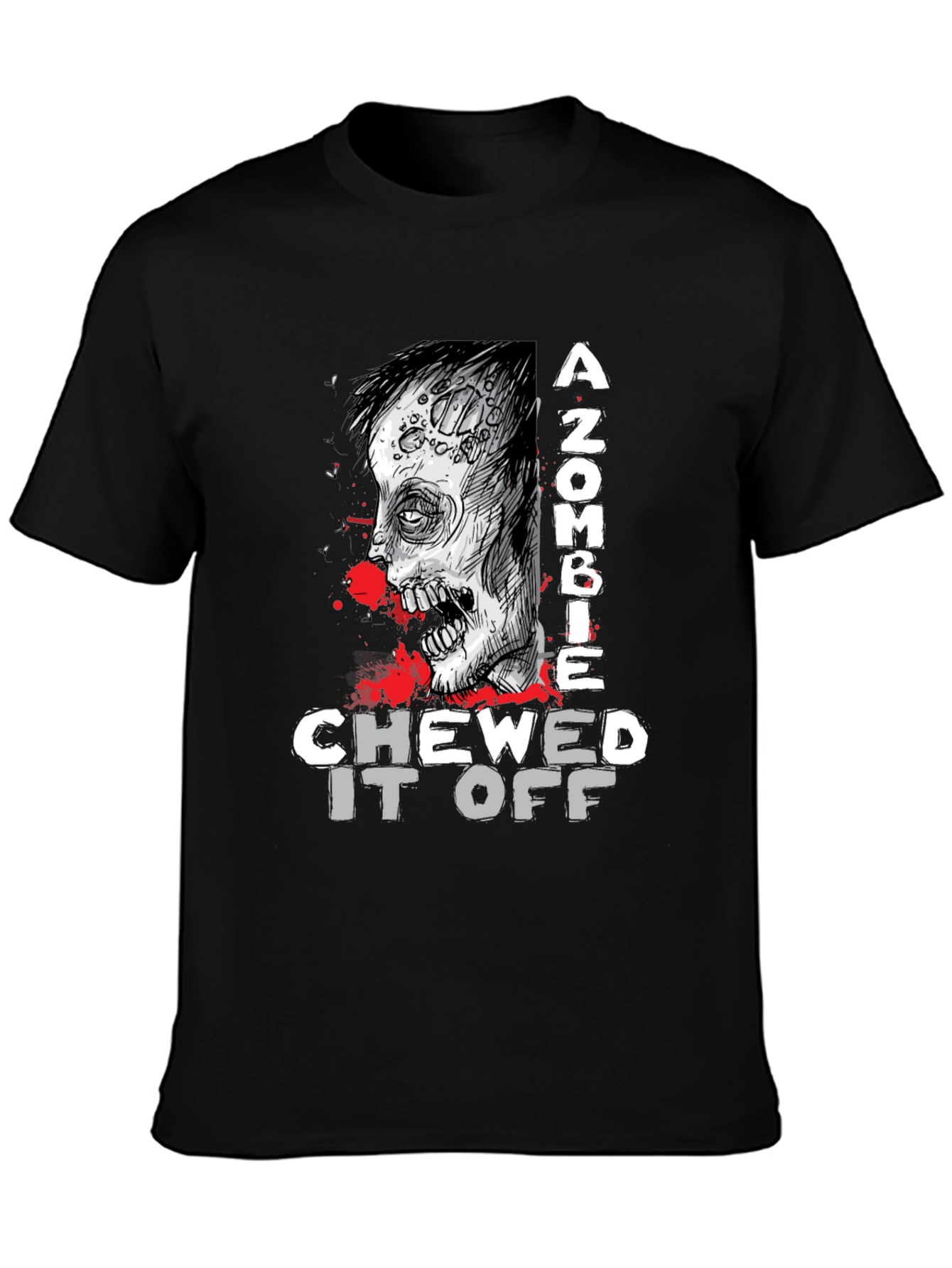 Zombie Chewed It Off Graphic Tee
