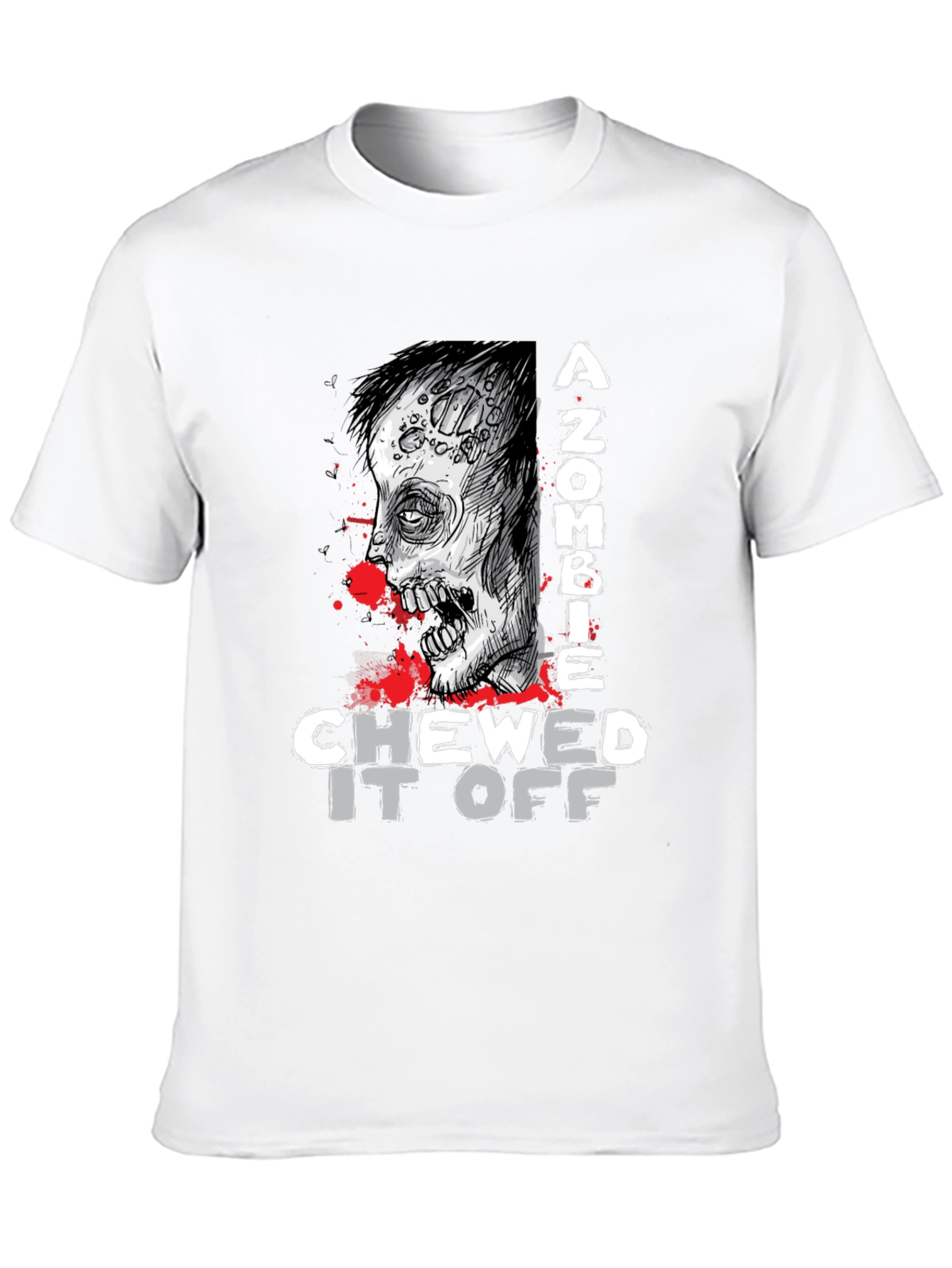 Zombie Chewed It Off Graphic Tee