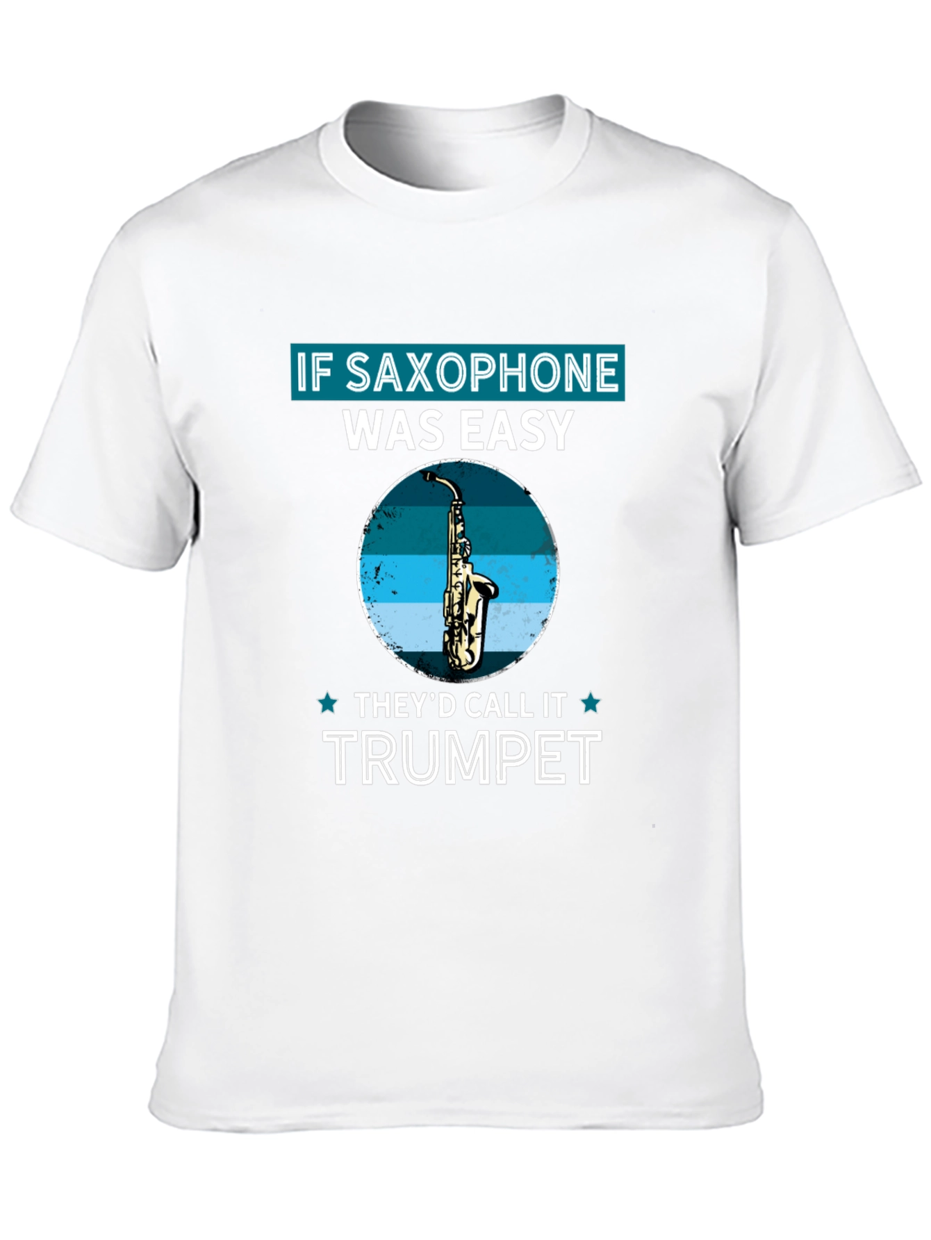 Saxophone vs Trumpet Graphic T-Shirt