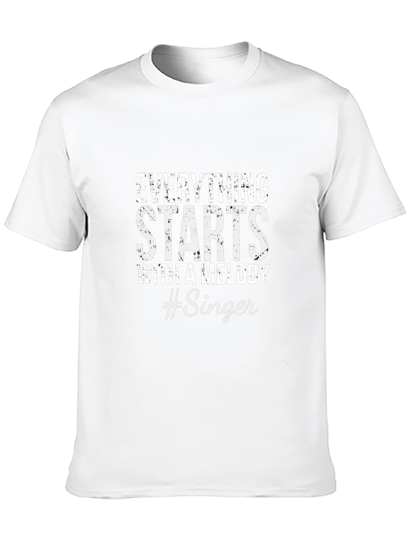 Everything Starts With A Melody #Singer Tee