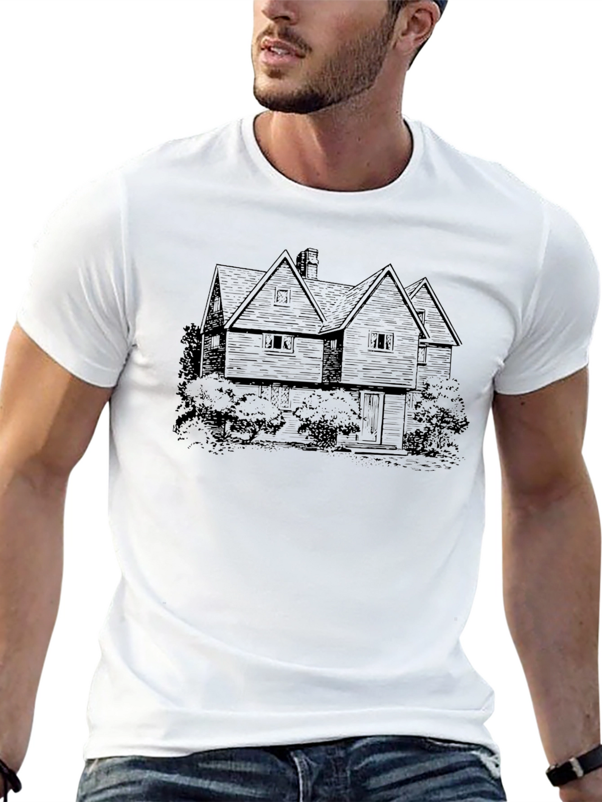 Haunted House Graphic Tee