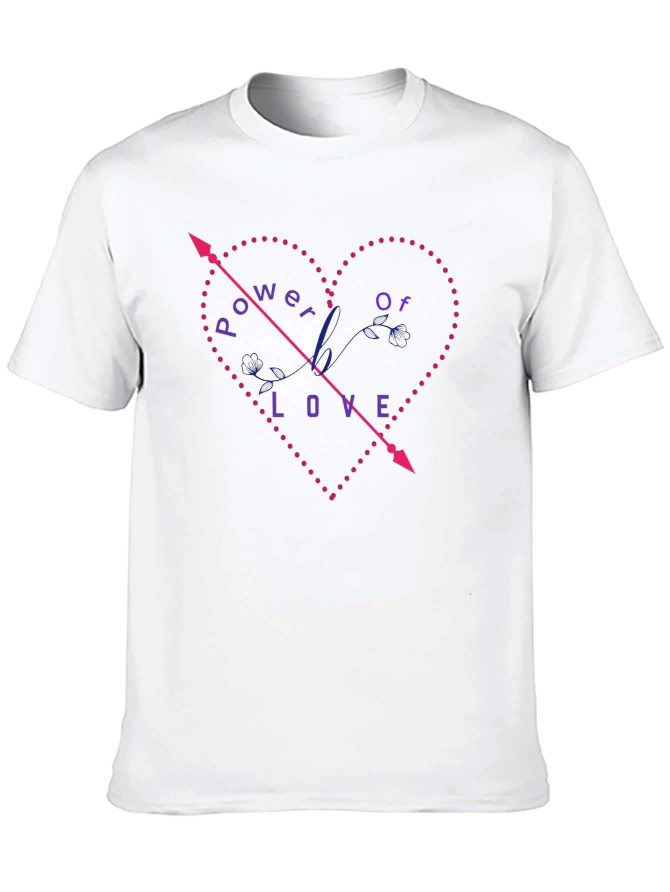 Power of Love Graphic Tee - Black