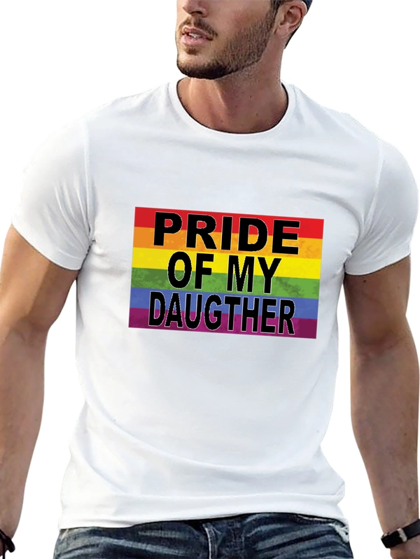 Pride of My Daughter LGBT Rainbow T-Shirt