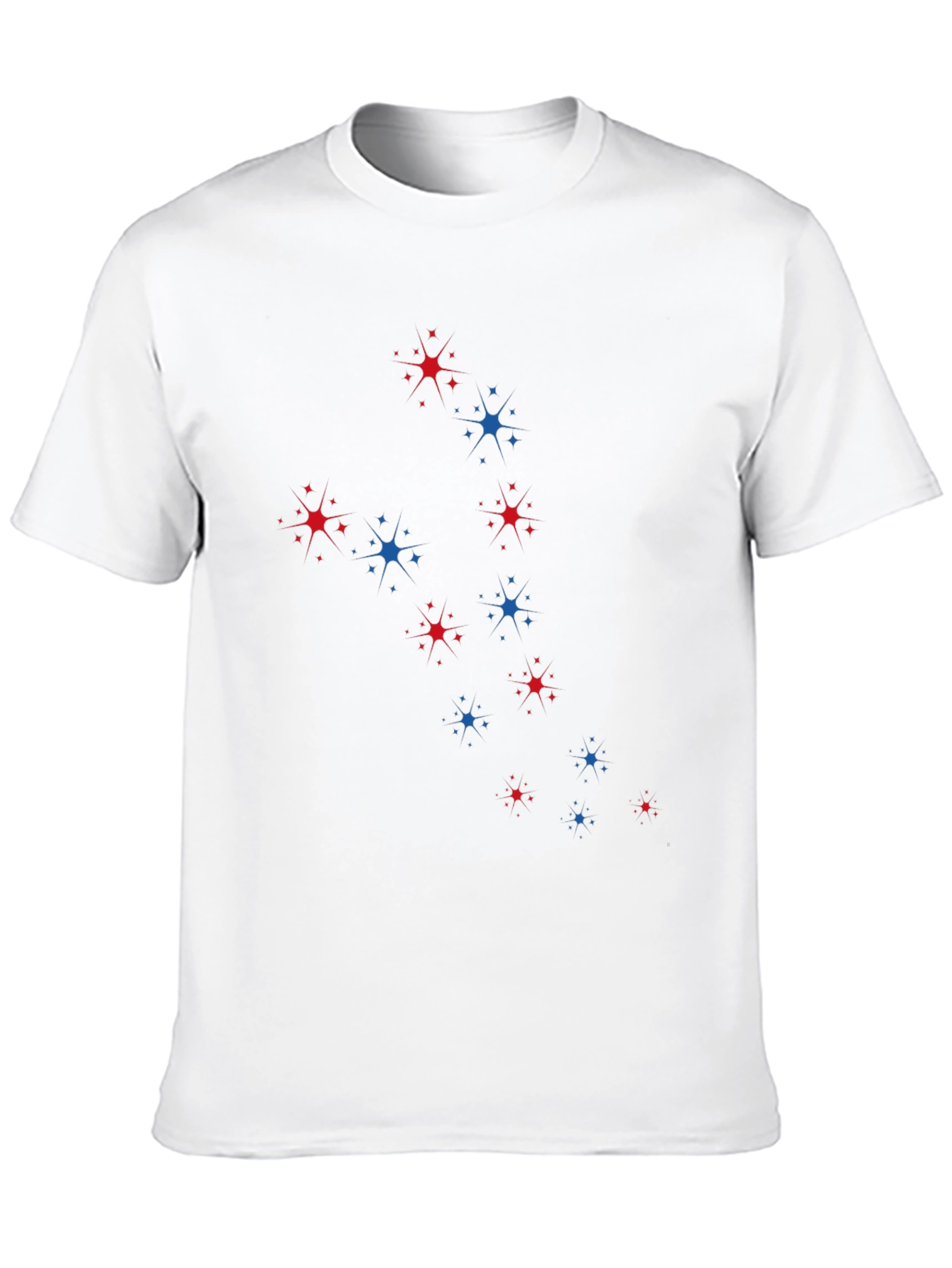 Stars & Sparkle Mens Black T-Shirt