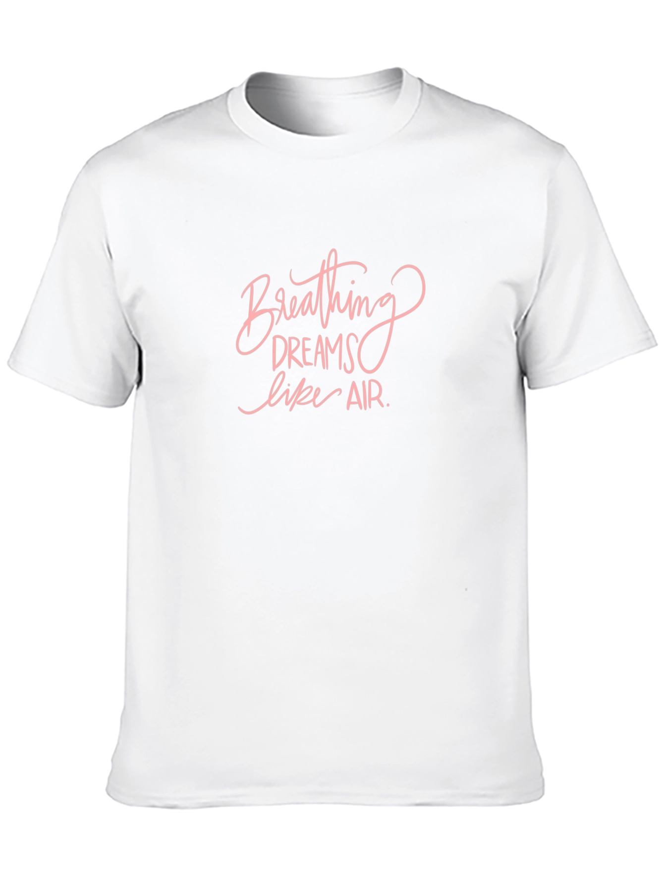 Breathing Dreams Like Air Black Graphic T-Shirt