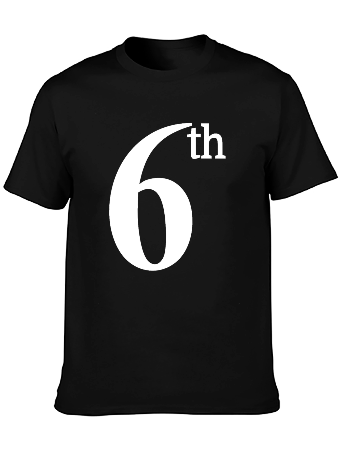 6th T-Shirt - Stylish Graphic Tee