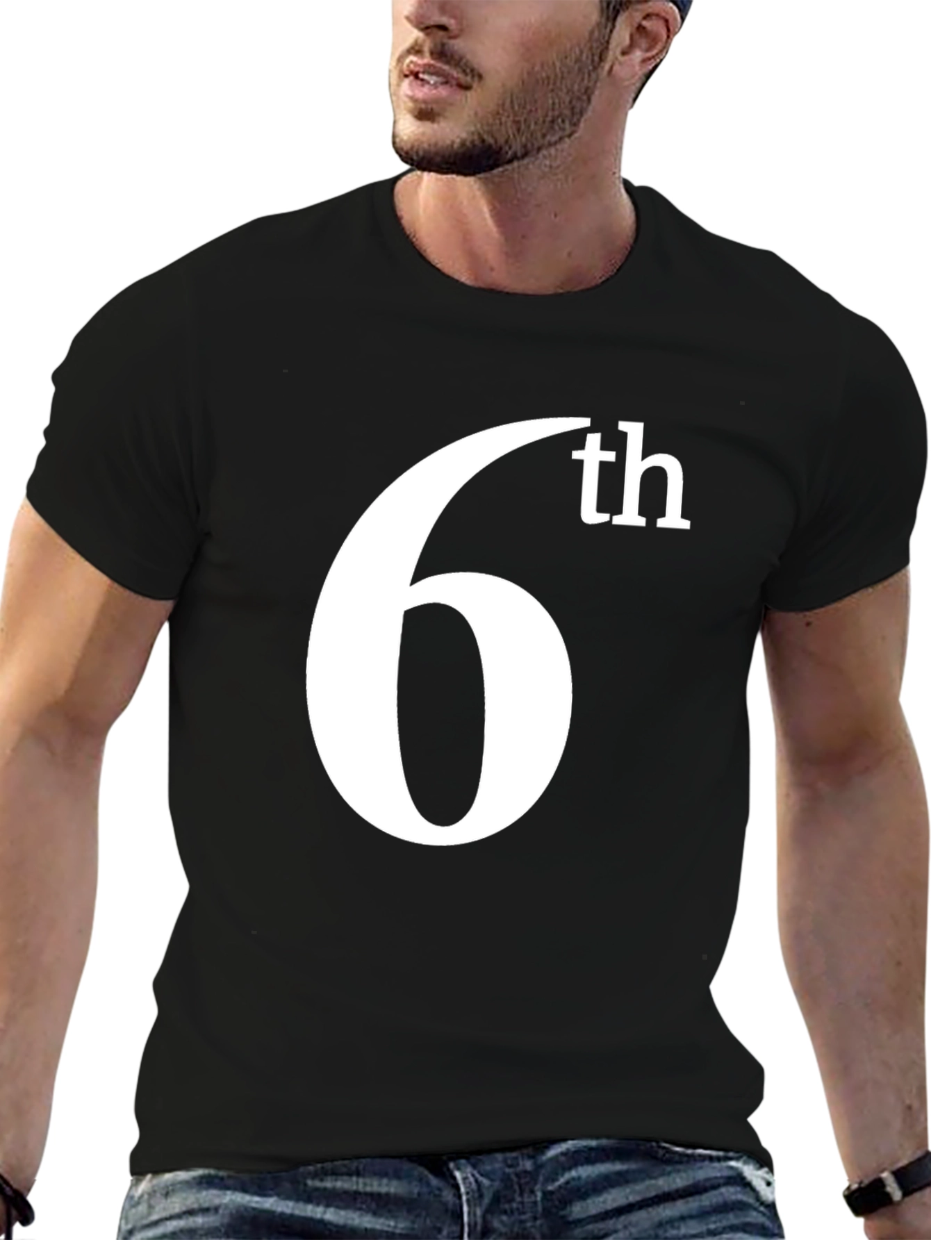 6th T-Shirt - Stylish Graphic Tee