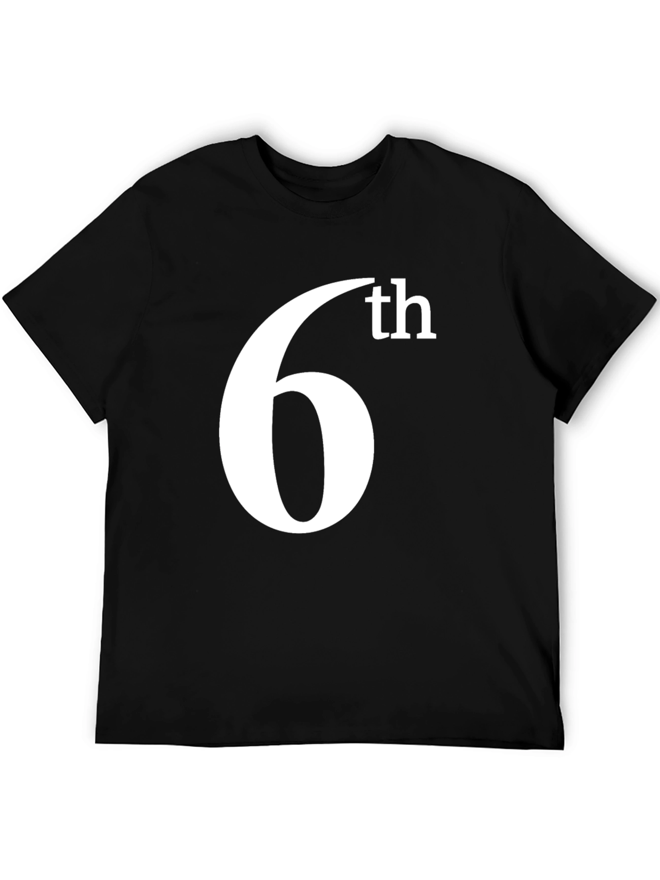 6th T-Shirt - Stylish Graphic Tee