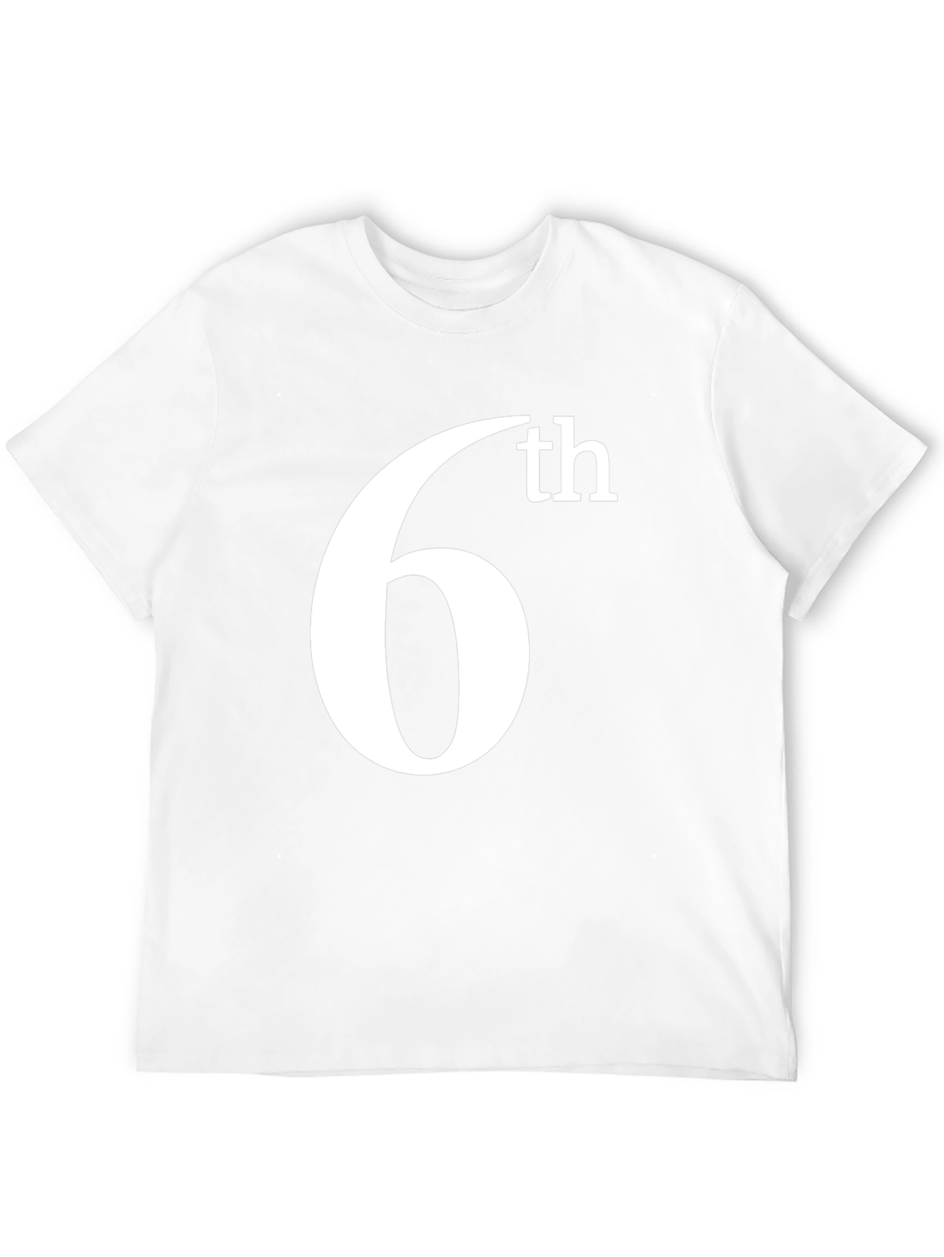 6th T-Shirt - Stylish Graphic Tee