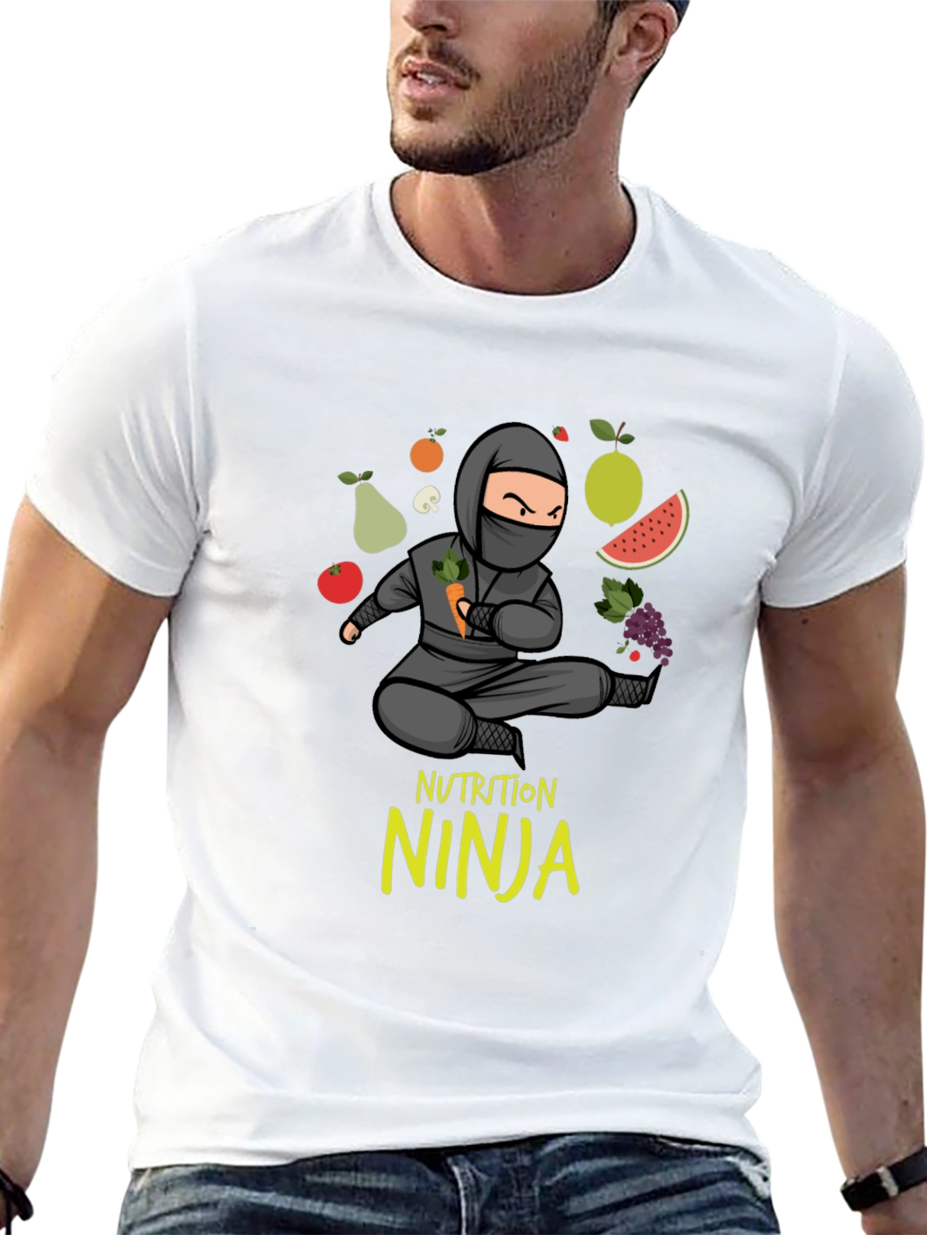 Nutrition Ninja T-Shirt - Healthy Eating Tee