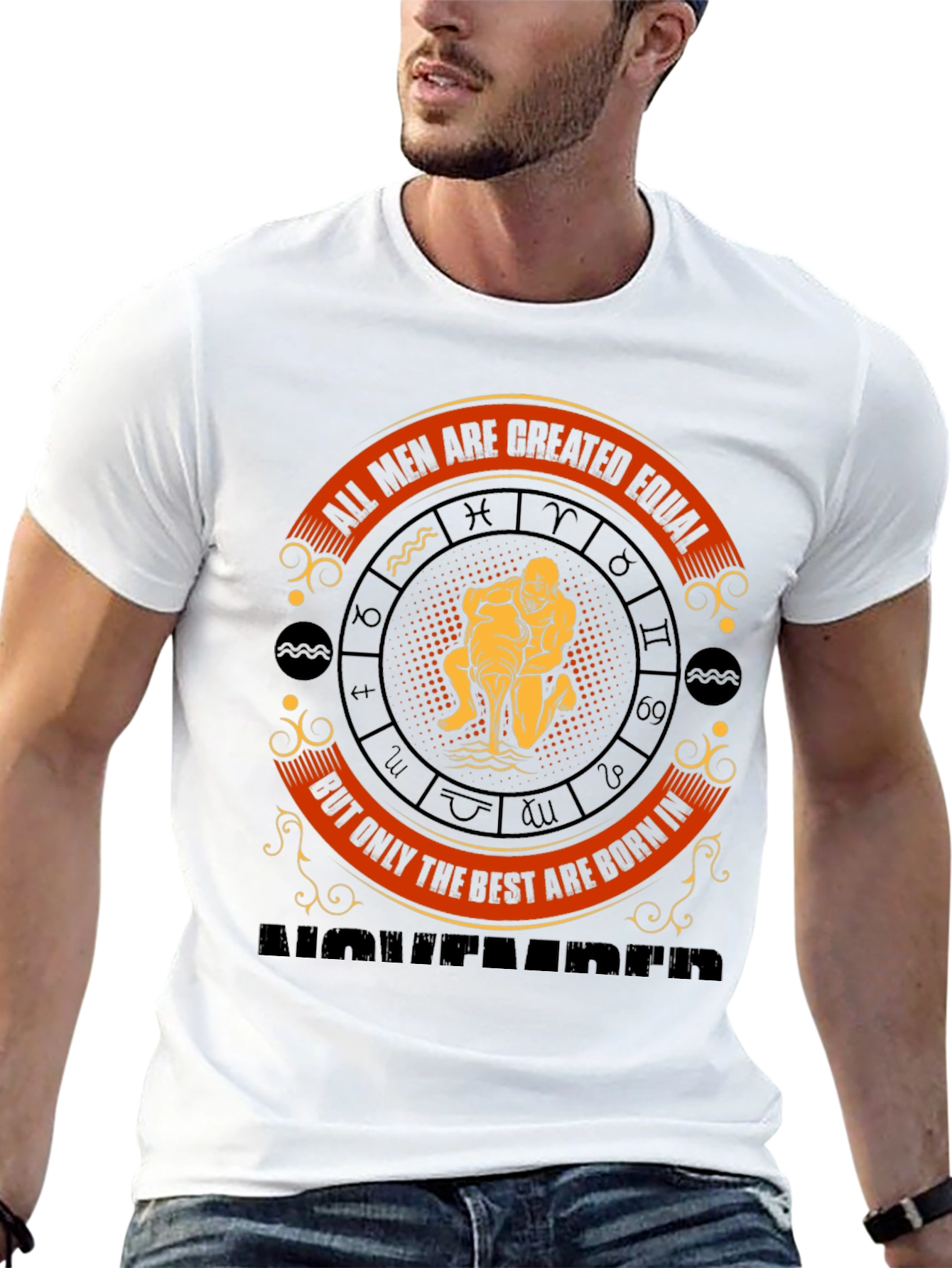 Zodiac Man T-Shirt - Best Men Born In