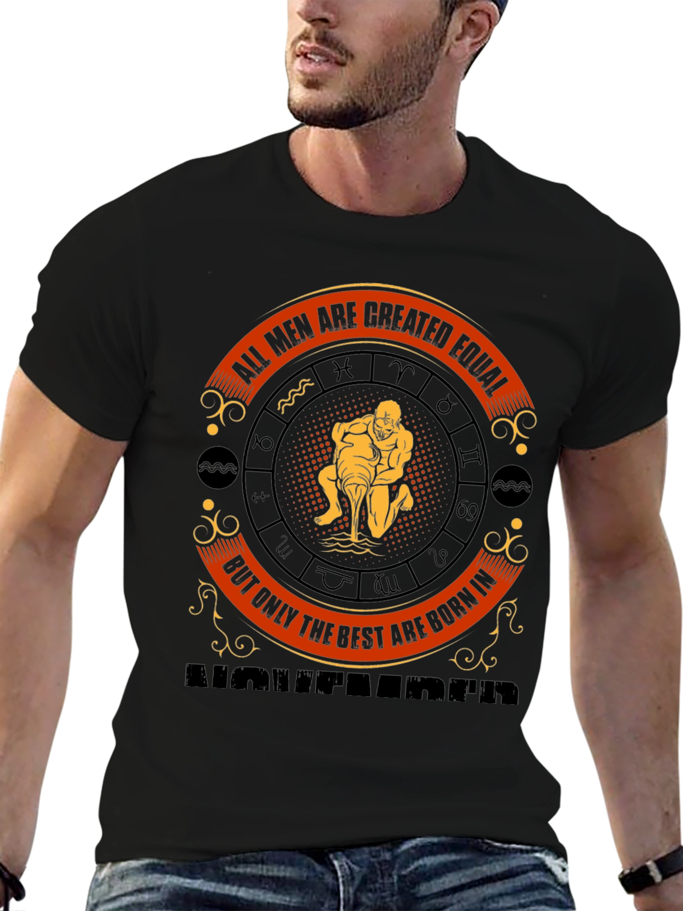 Zodiac Man T-Shirt - Best Men Born In