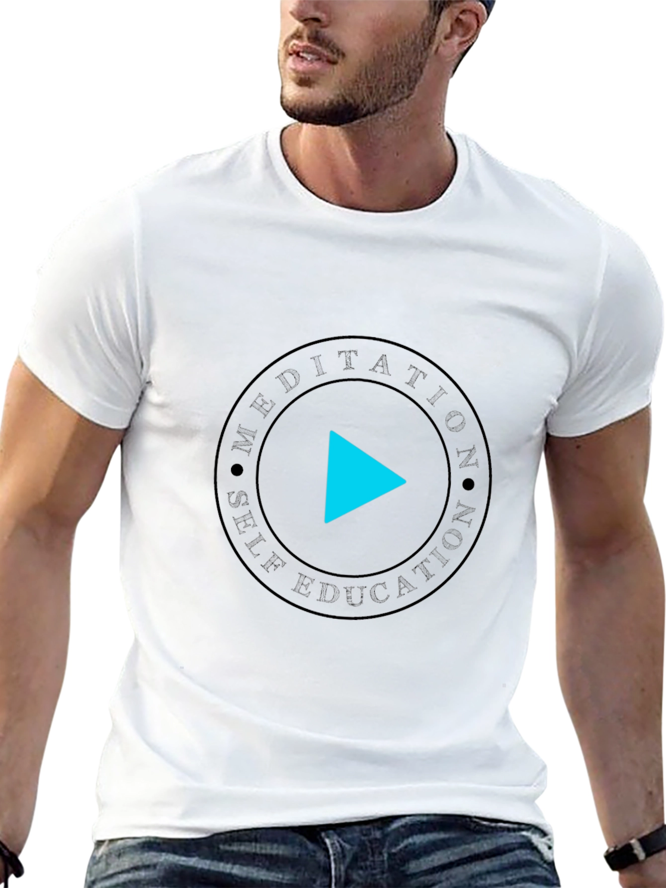 Meditation & Self-Education Black T-Shirt