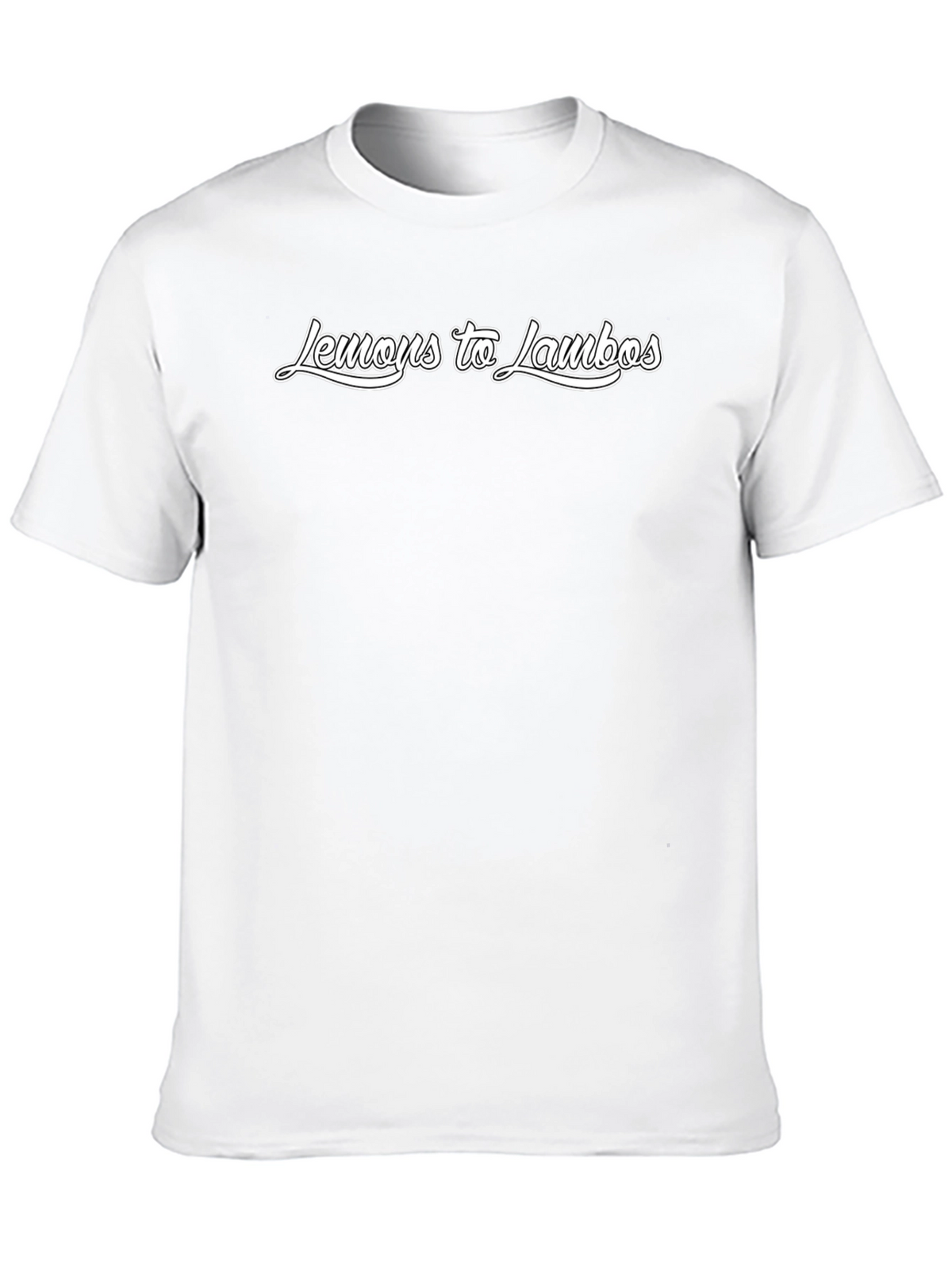 Lemons to Lambos Black Graphic Tee
