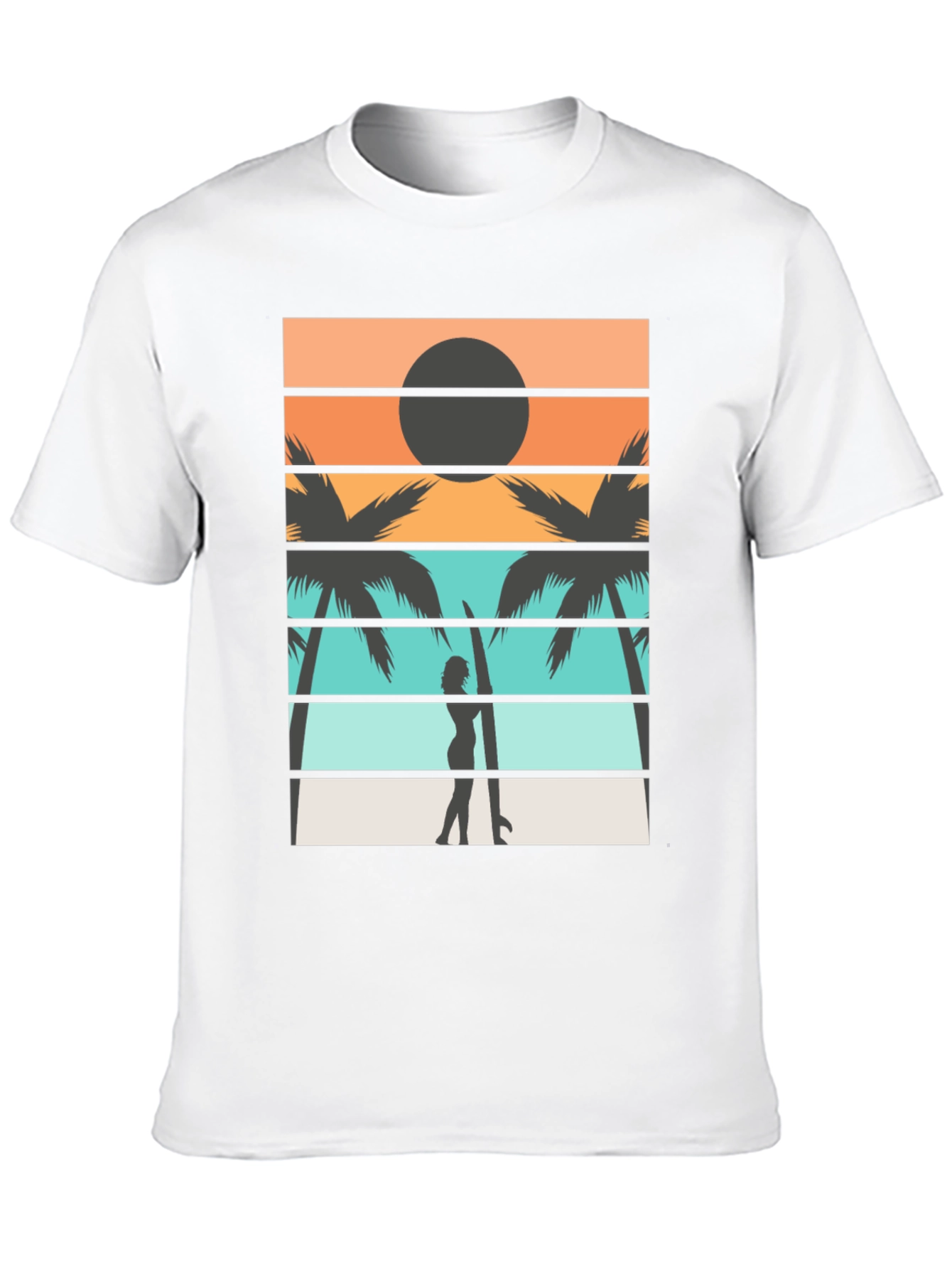 Retro Surfer T-Shirt: Beach Vibes