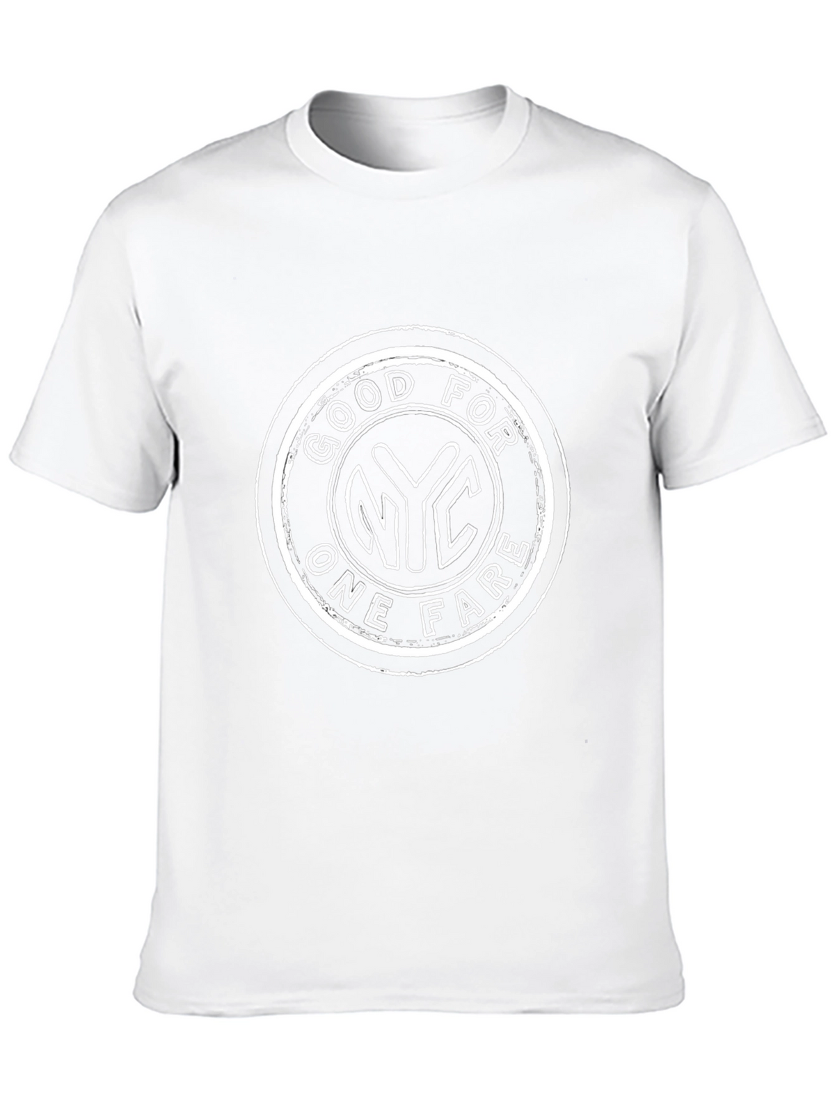 NYC Good For One Fare Black T-Shirt