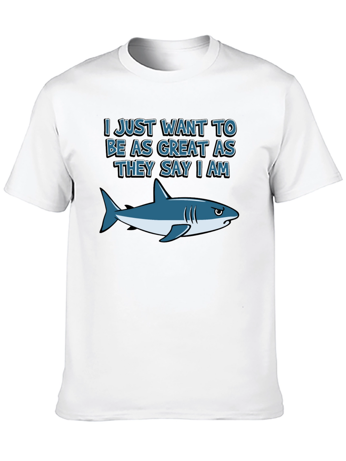 Great White Shark Graphic T-Shirt - Funny Tee