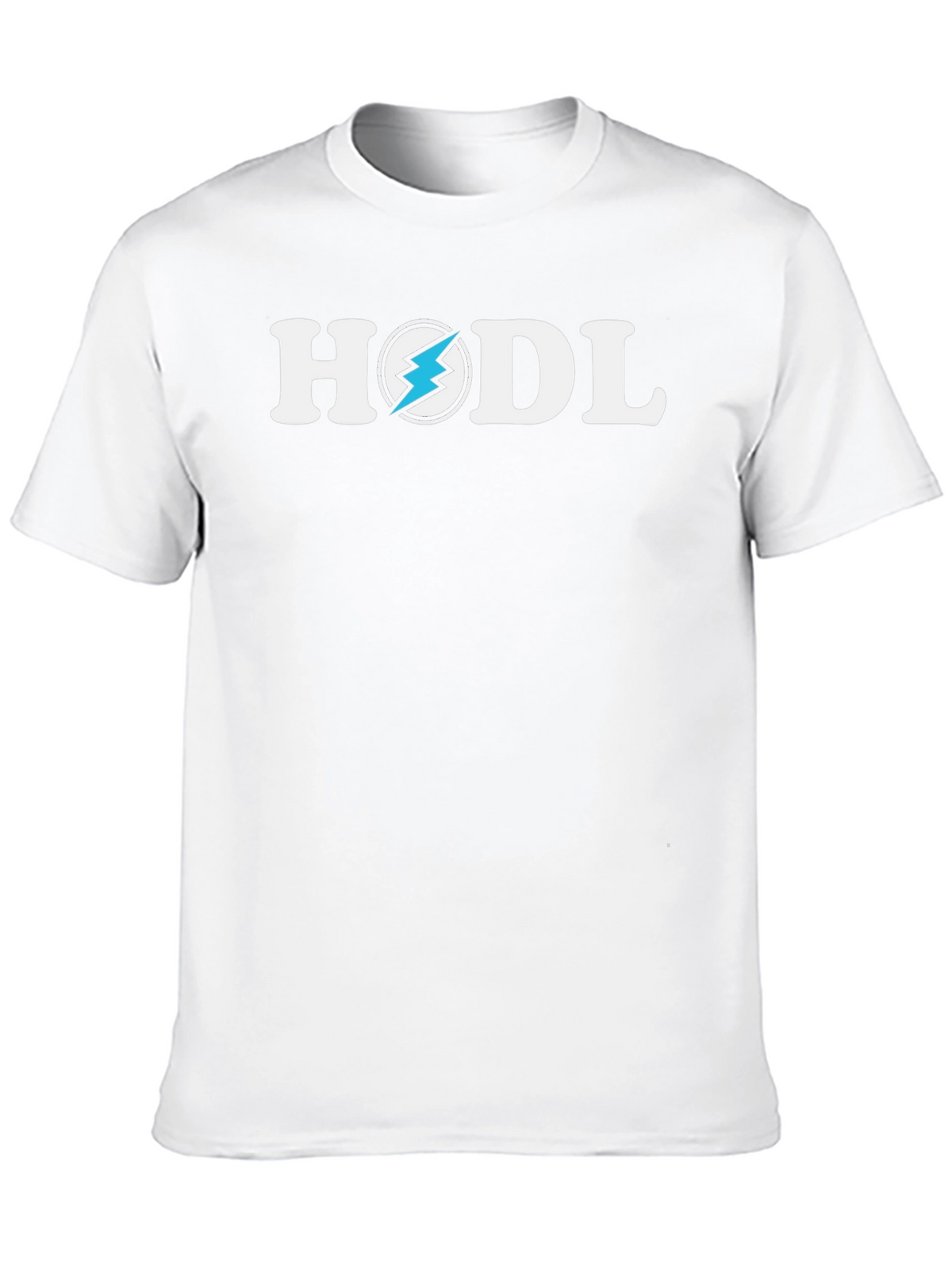 HODL Crypto T-Shirt - Lightning Bolt Design