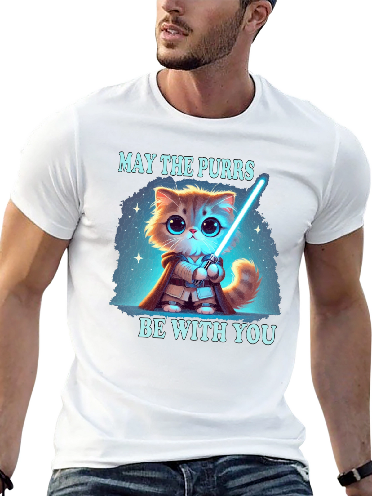 May The Purrs Be With You T-Shirt