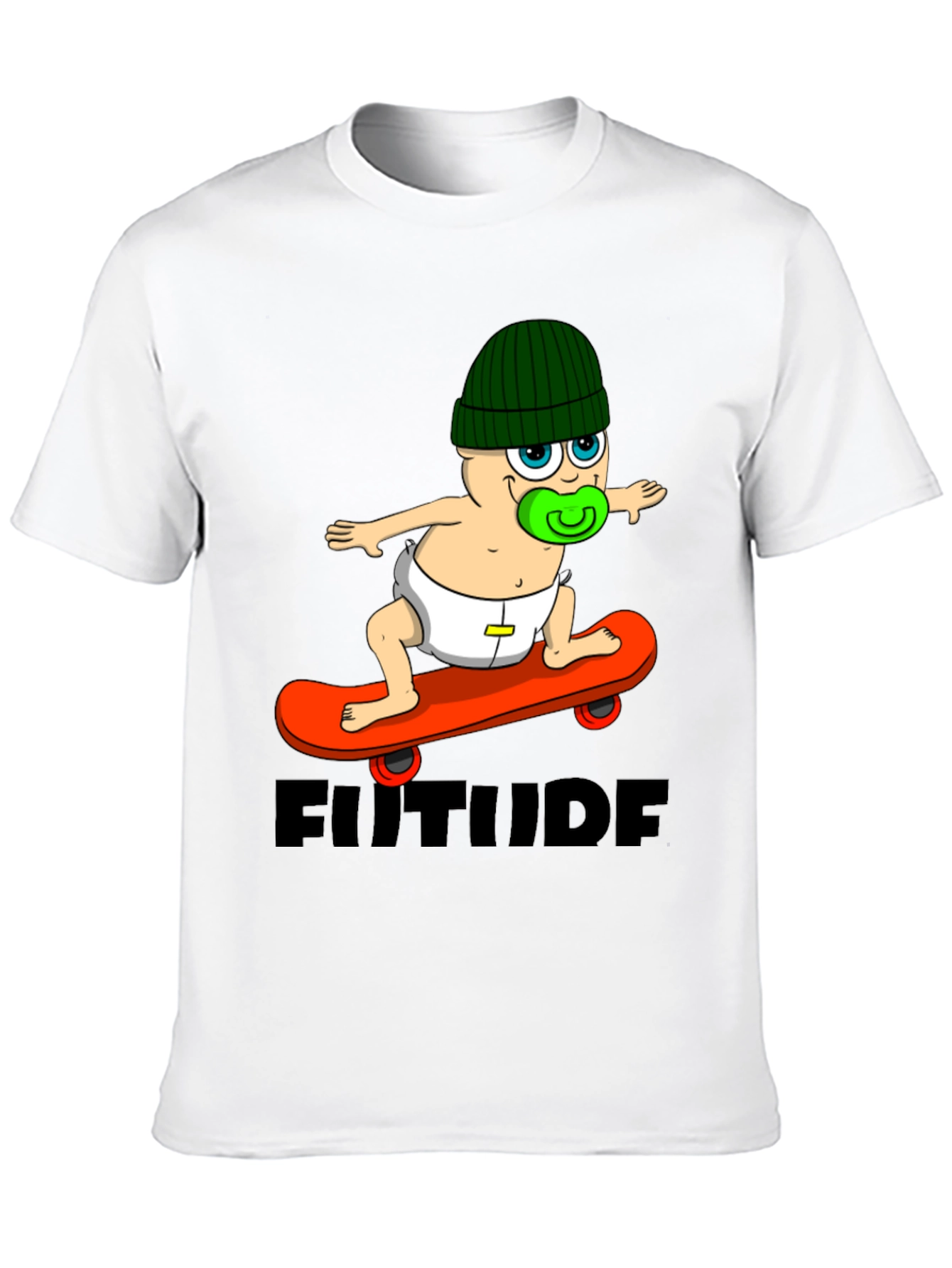 Skateboarding Baby T-Shirt - Future Attitude Tee