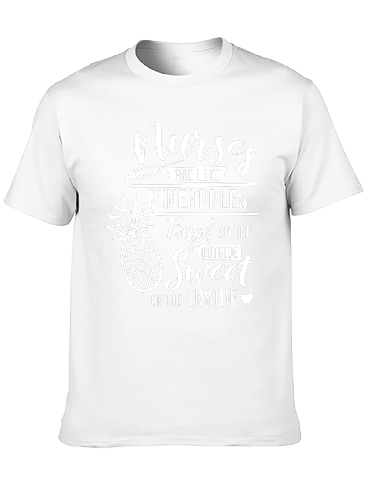 Nurses Pineapples Graphic T-Shirt