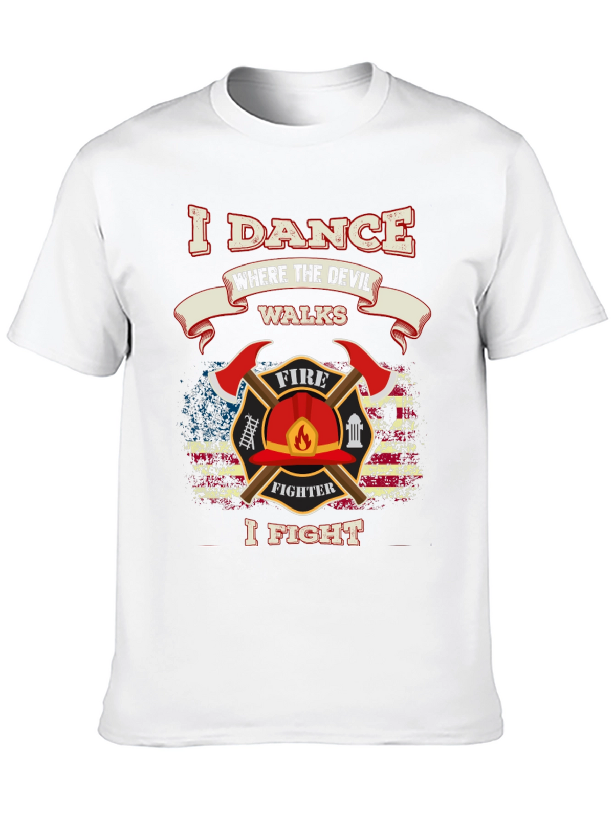 Firefighter Dance Fight Graphic Tee