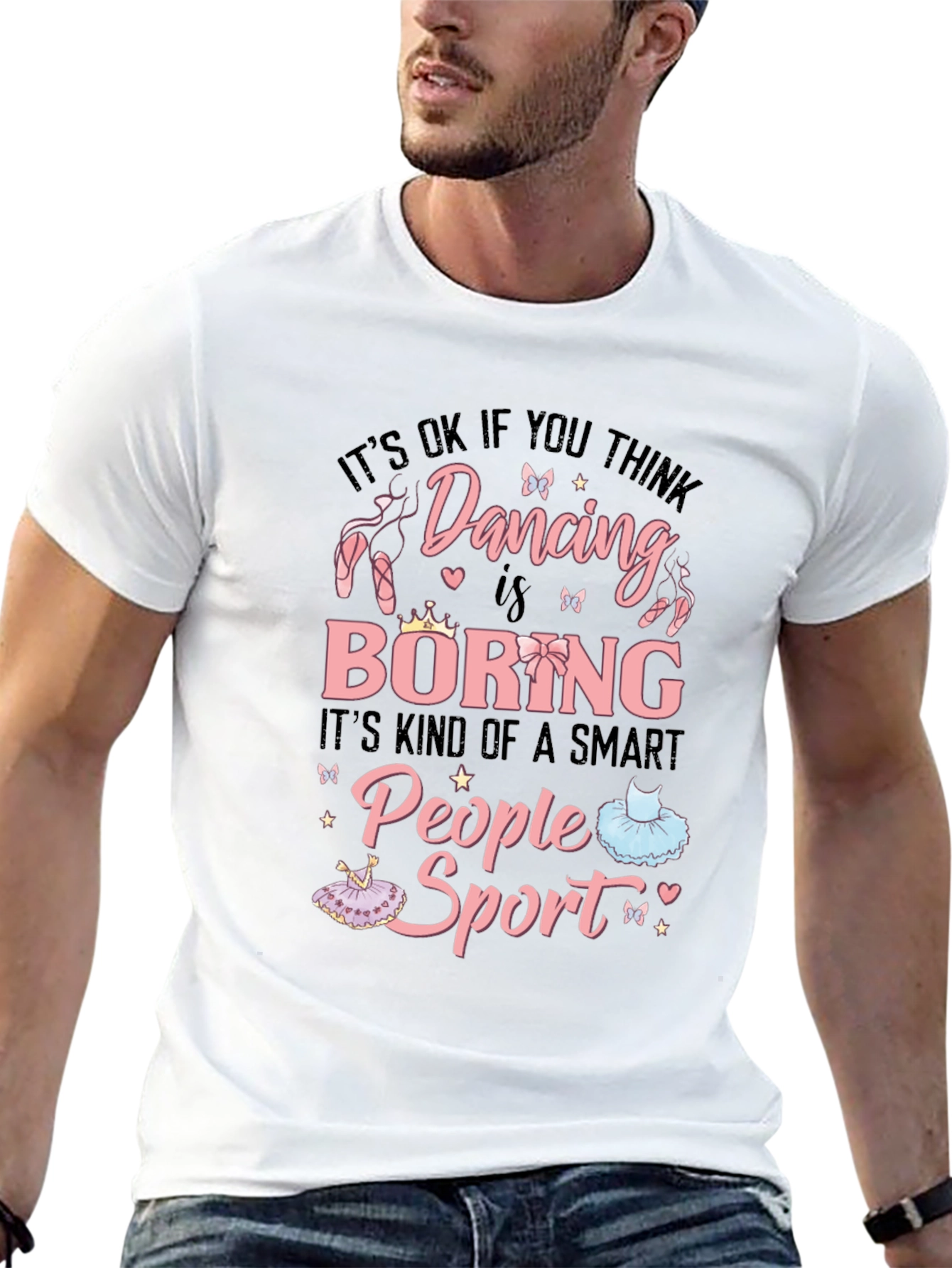 Dancing is a Smart People Sport Graphic Tee