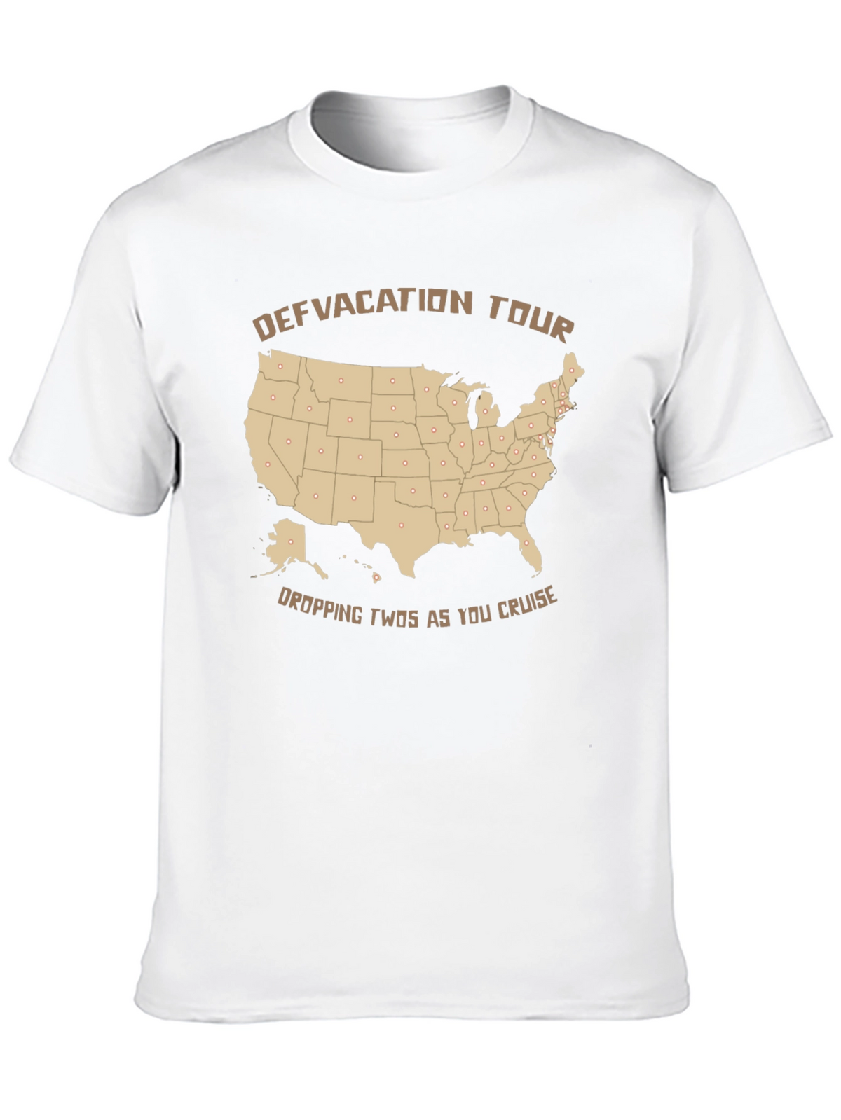 Defvacation Tour Black T-Shirt