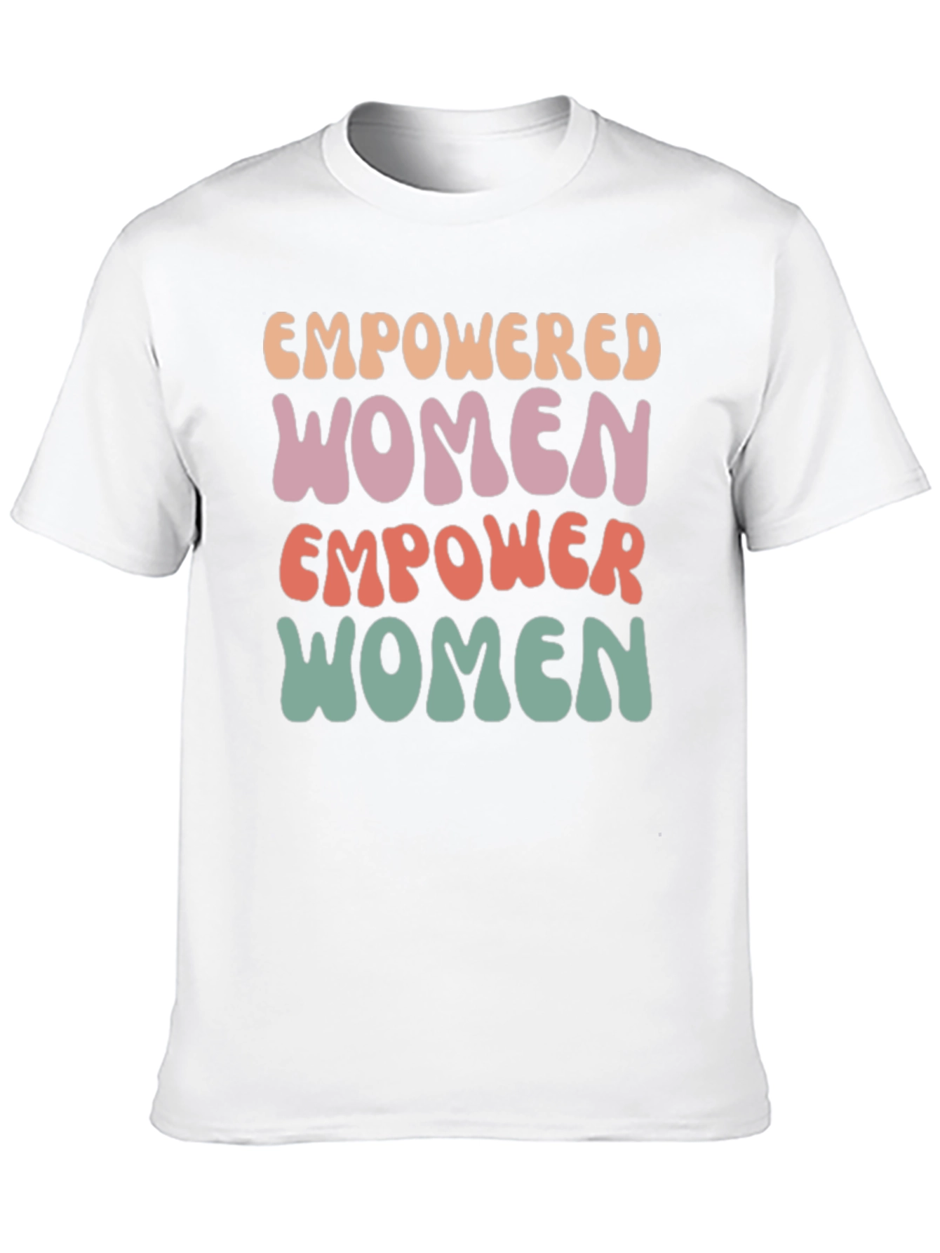 Empowered Women Graphic Tee - Retro Style