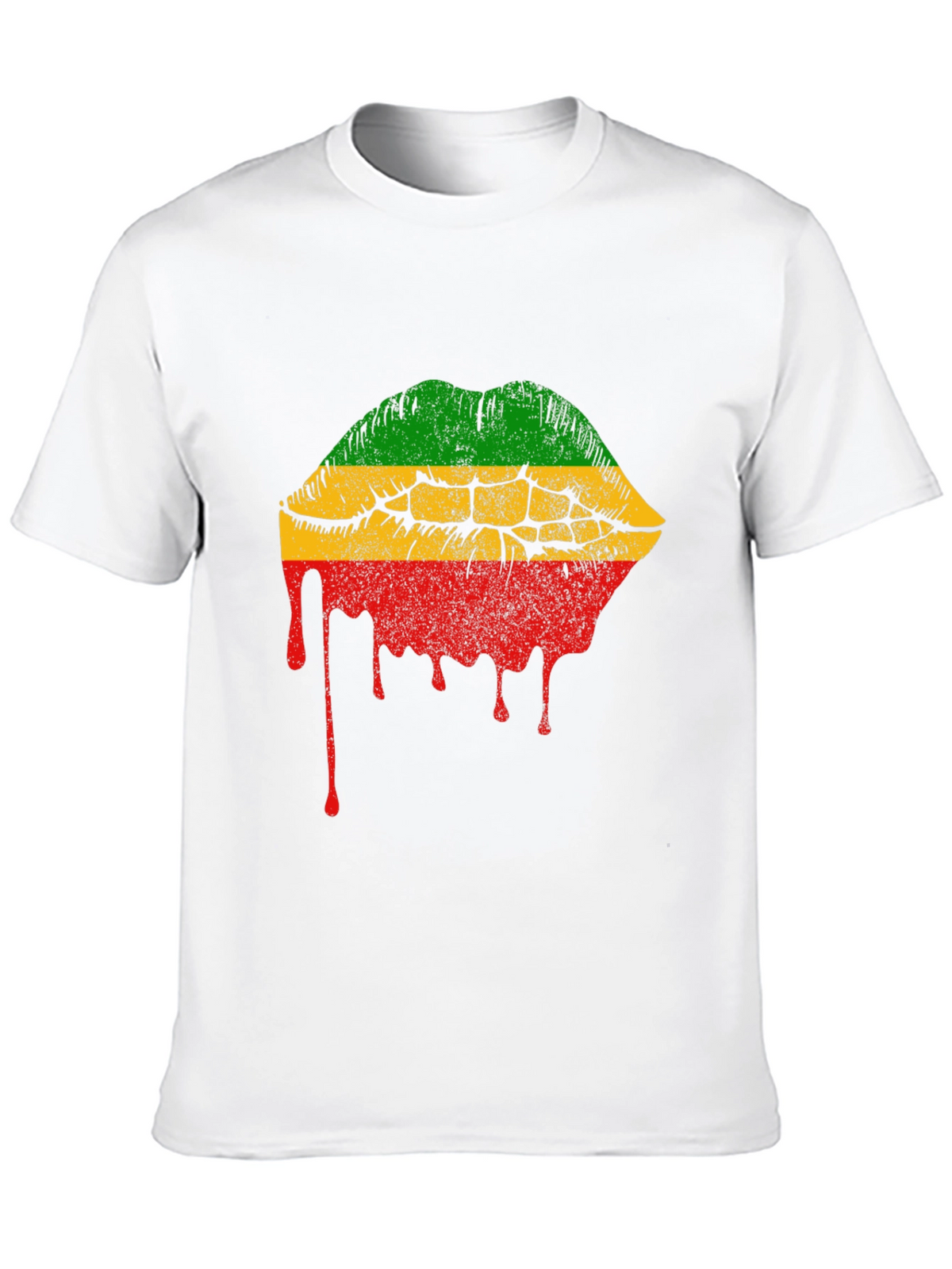 Rasta Lips Graphic Tee - Reggae Style