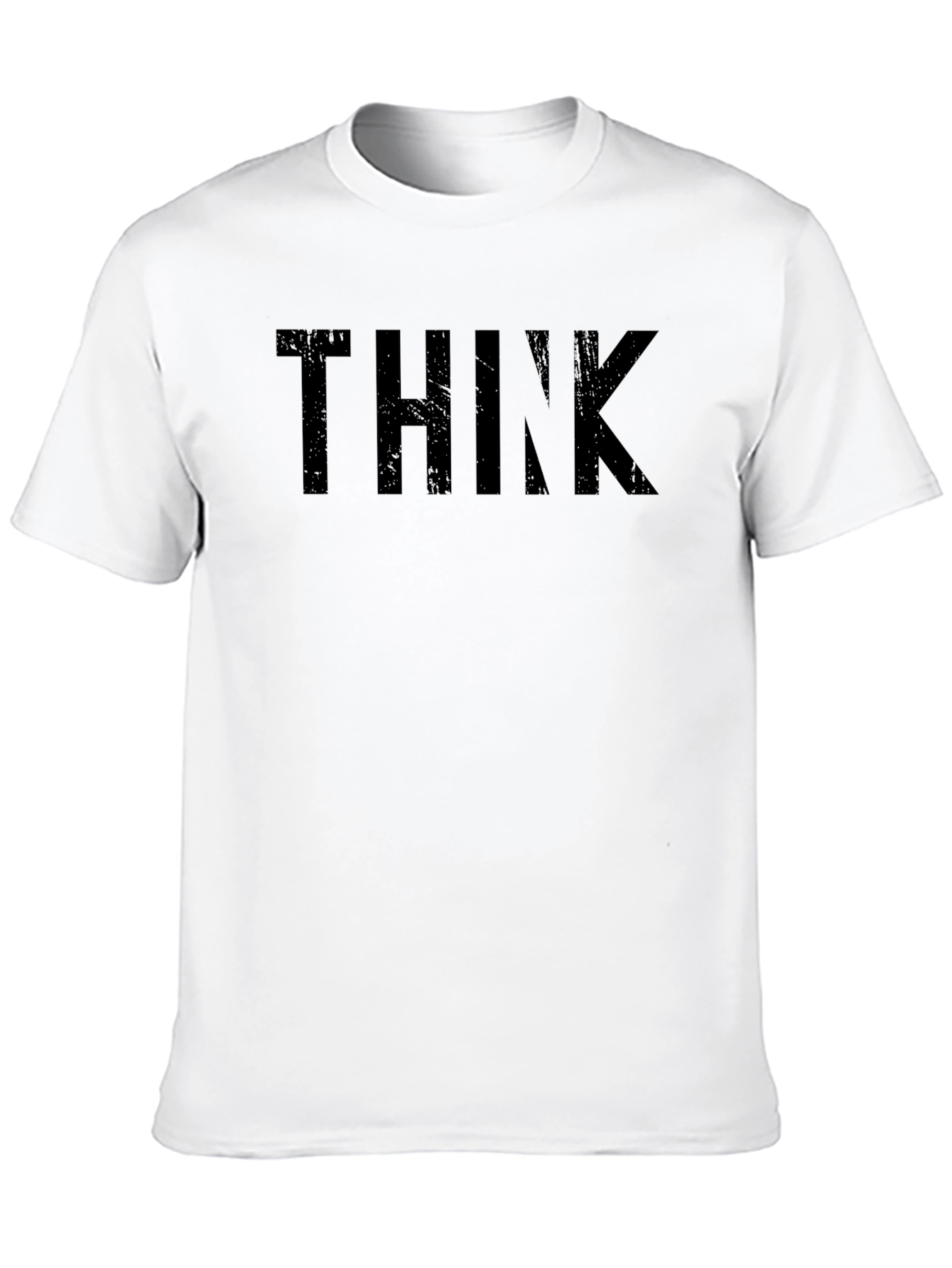 Think Black T-Shirt - Mens Casual Tee