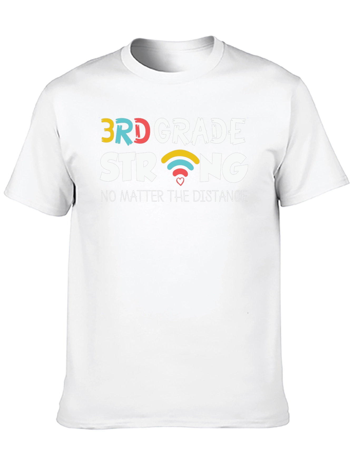 3rd Grade Strong T-Shirt Teacher Student Support Tee